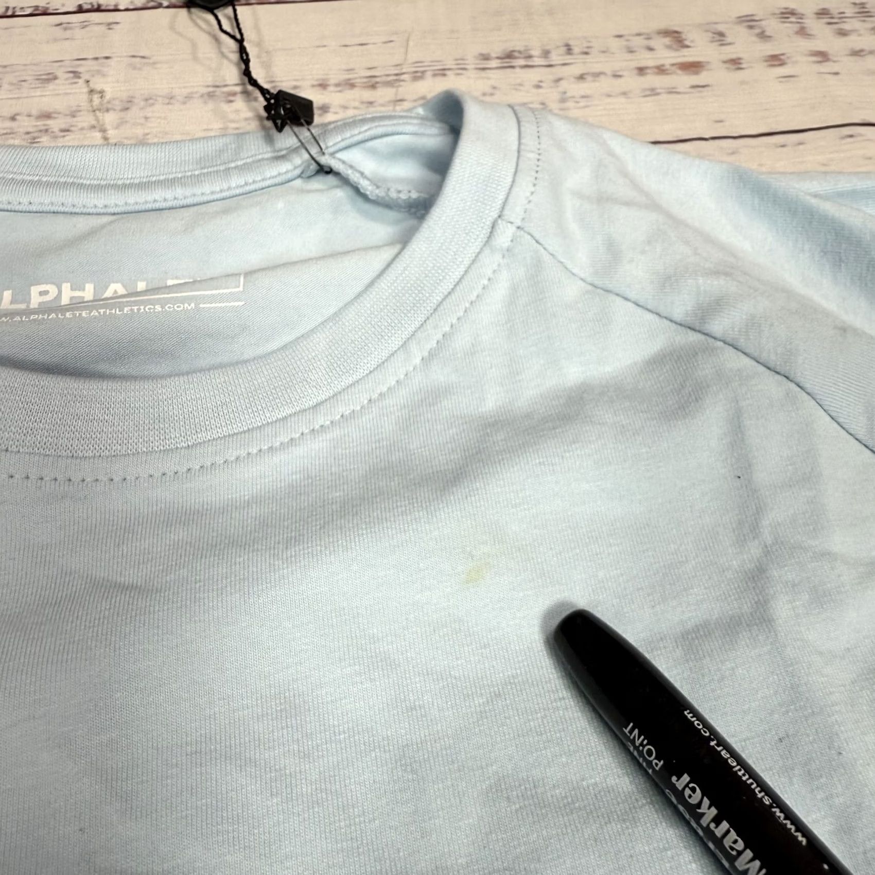 Vintage ALPHALLETE Men's Blue Performance Fit T-shirt Short Sleeve Active Casual Sz S New Size US S / EU 44-46 / 1 - 4 Thumbnail