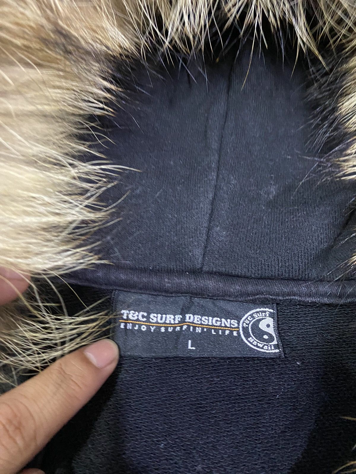 Japanese Brand T&C Surf Japanese Poem Furhoodie Goa Kmrii Styled Size US L / EU 52-54 / 3 - 5 Thumbnail