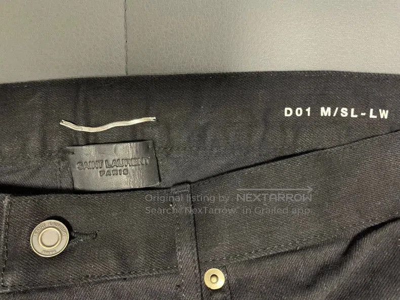 Saint Laurent Paris Saint Laurent Paris Black Basic Jeans. Size US 34 / EU 50 - 3 Thumbnail