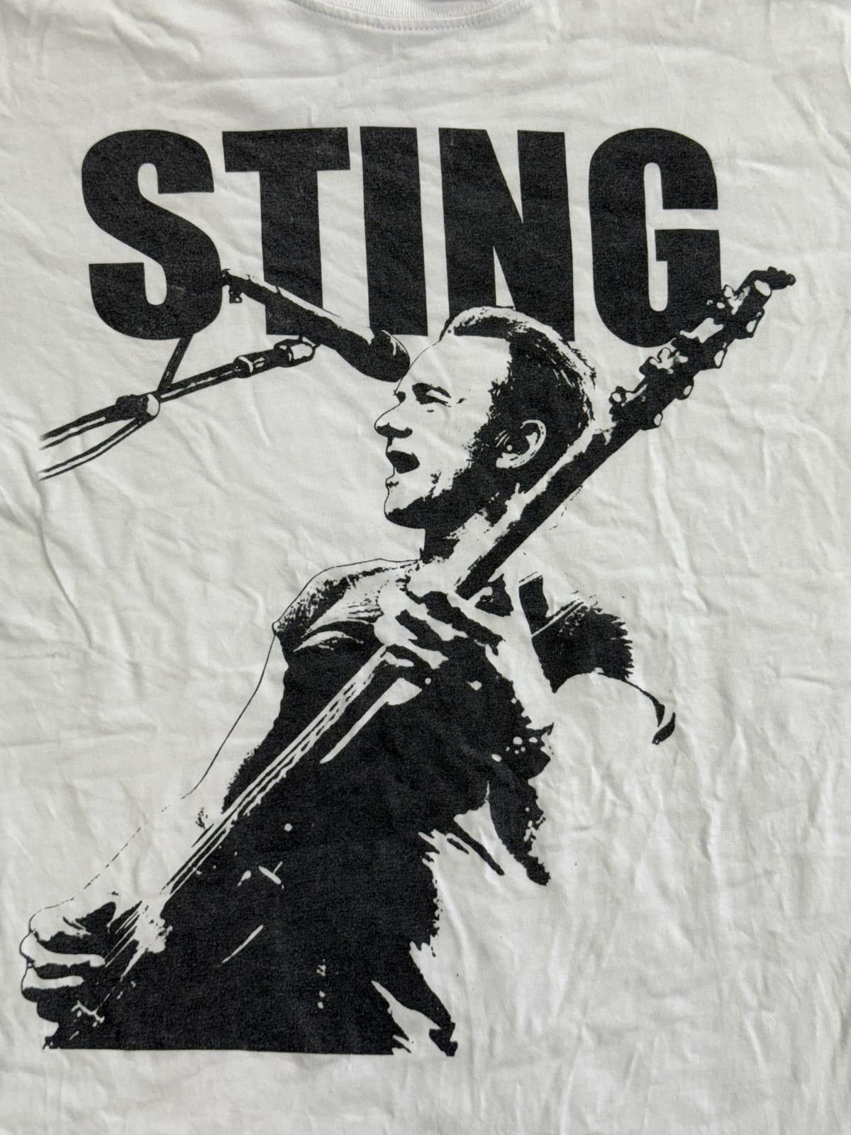 AS Colour Sting Singer of Police T-shirt Sting 57th & 9th Tour Tee - L Size US L / EU 52-54 / 3 - 4 Thumbnail