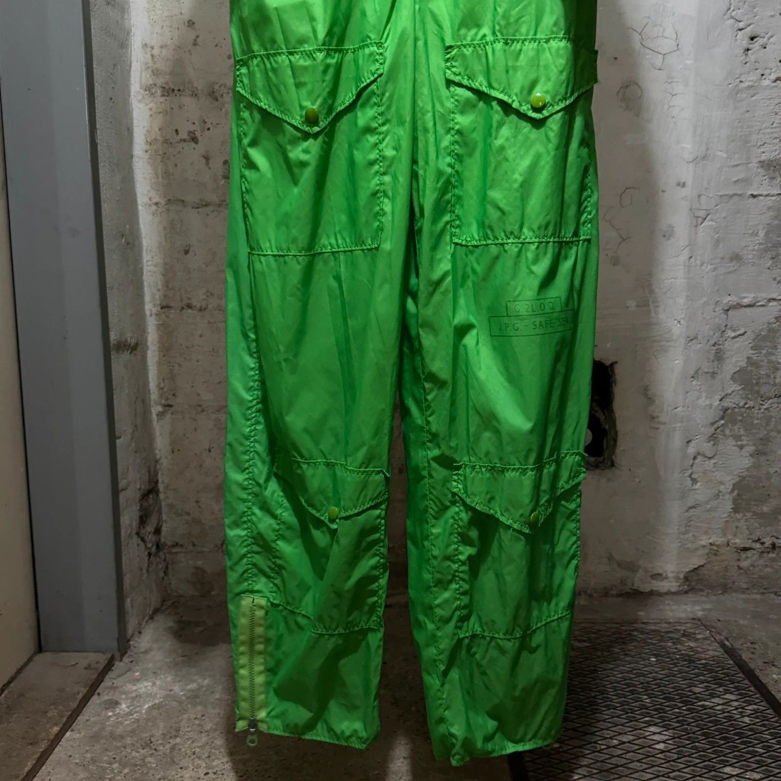 Jean Paul Gaultier S/S 1996 Jean Paul Gaultier „Safe Sex“ nylon jumpsuit Size US M / EU 48-50 / 2 - 5 Thumbnail