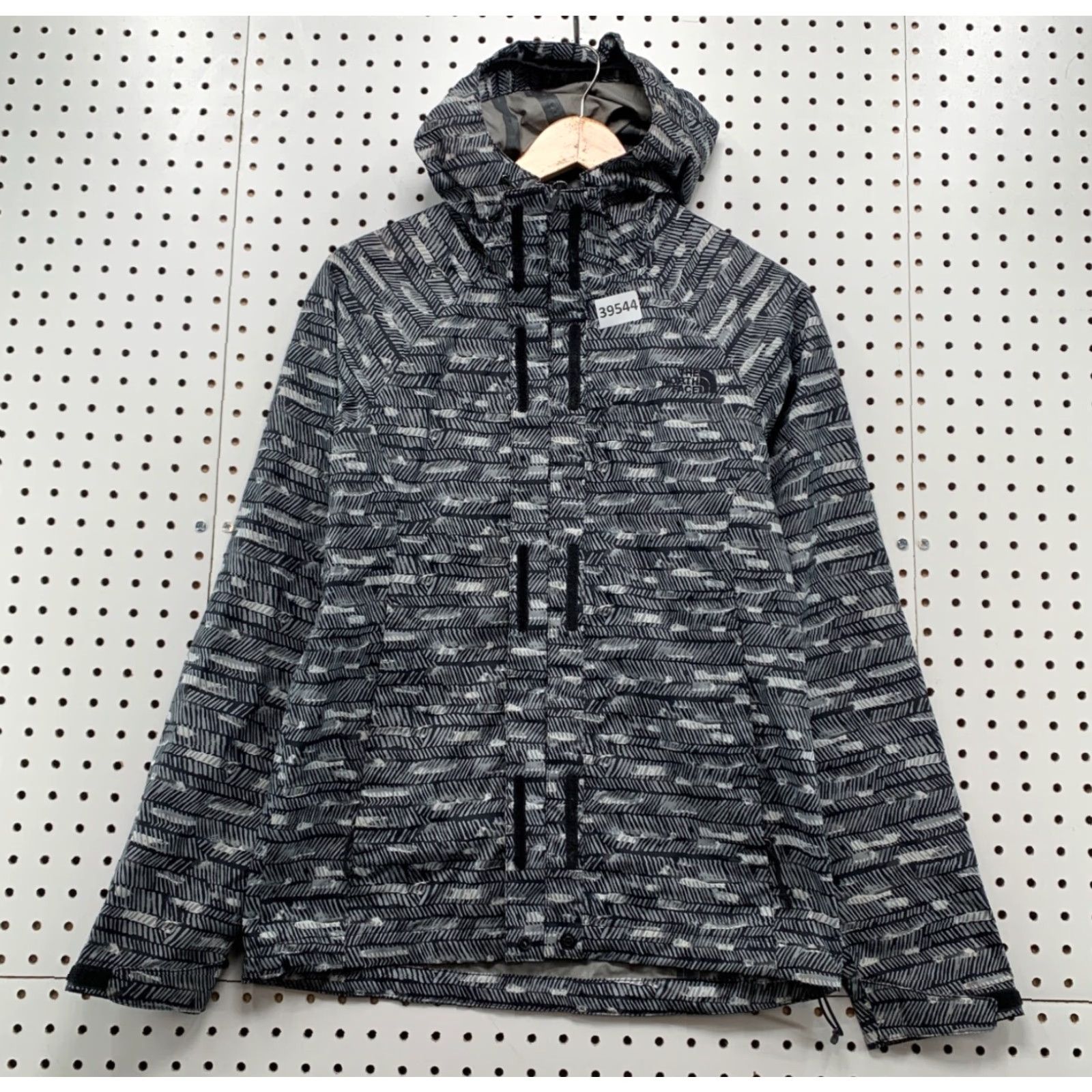 The North Face The North Face Rain Jacket Womens XS Black White Lightweight Waterproof Hooded Size XS / US 0-2 / IT 36-38 - 2 Thumbnail