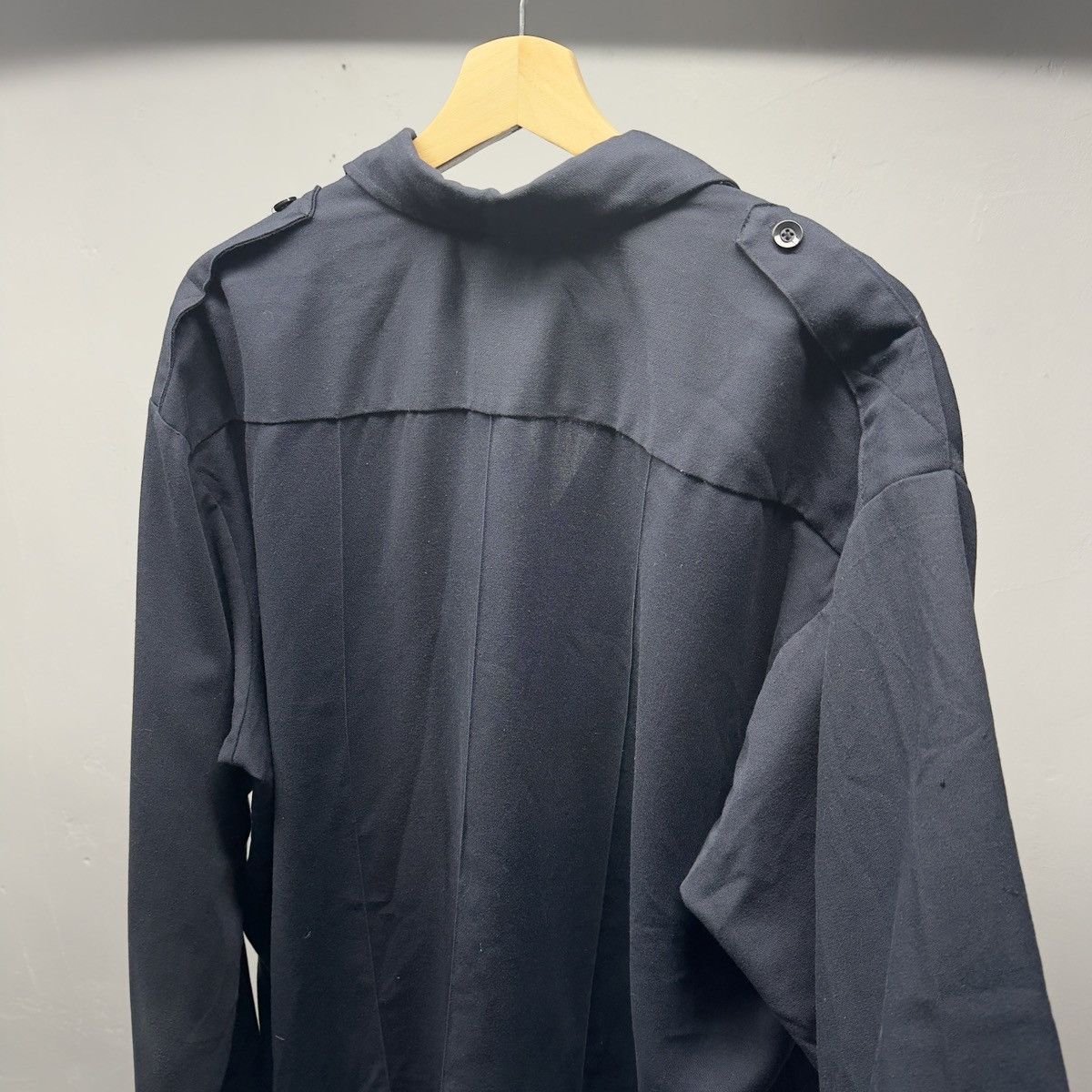 Vintage 70s 80s Faded Thrashed Security Uniform Shirt ERD Grunge Size US XXL / EU 58 / 5 - 11 Thumbnail
