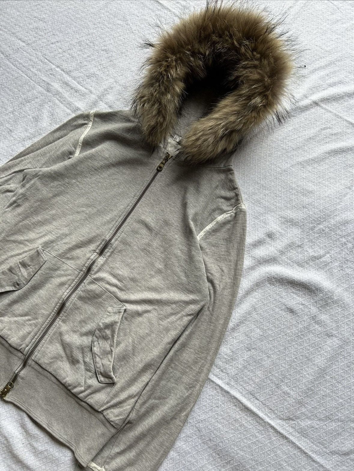 Japanese Brand Nicole white fur ziphoodie japanesed brand Size US M / EU 48-50 / 2 - 5 Thumbnail