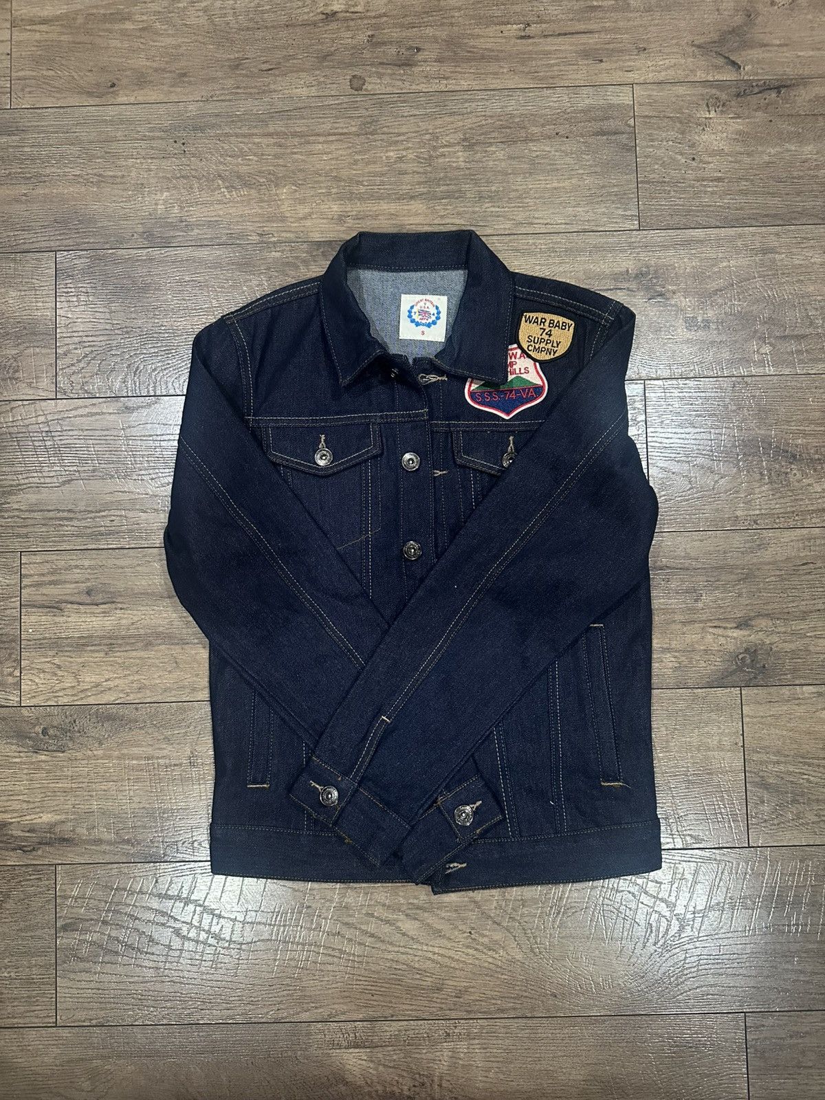 74 Is War 74 IS WAR DENIM SUPPLY DENIM JACKET Size US S / EU 44-46 / 1 - 2 Thumbnail