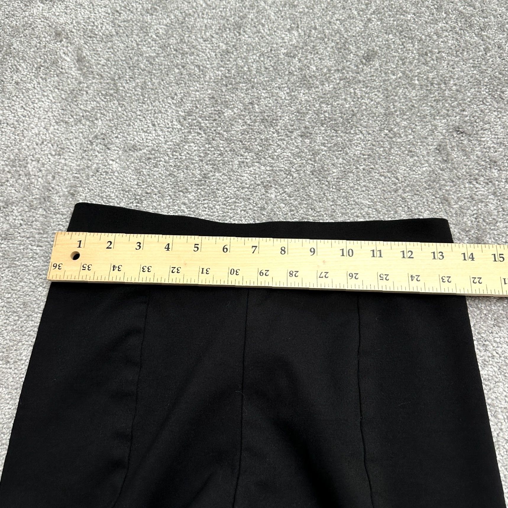 AQUA Aqua Stirrup Leggings Womens Small Black Athletic Activewear Slim Fit Size S Regular - Breathable Stretch Comfort Tummy Waist Size 28" / US 6 / IT 42 - 7 Thumbnail