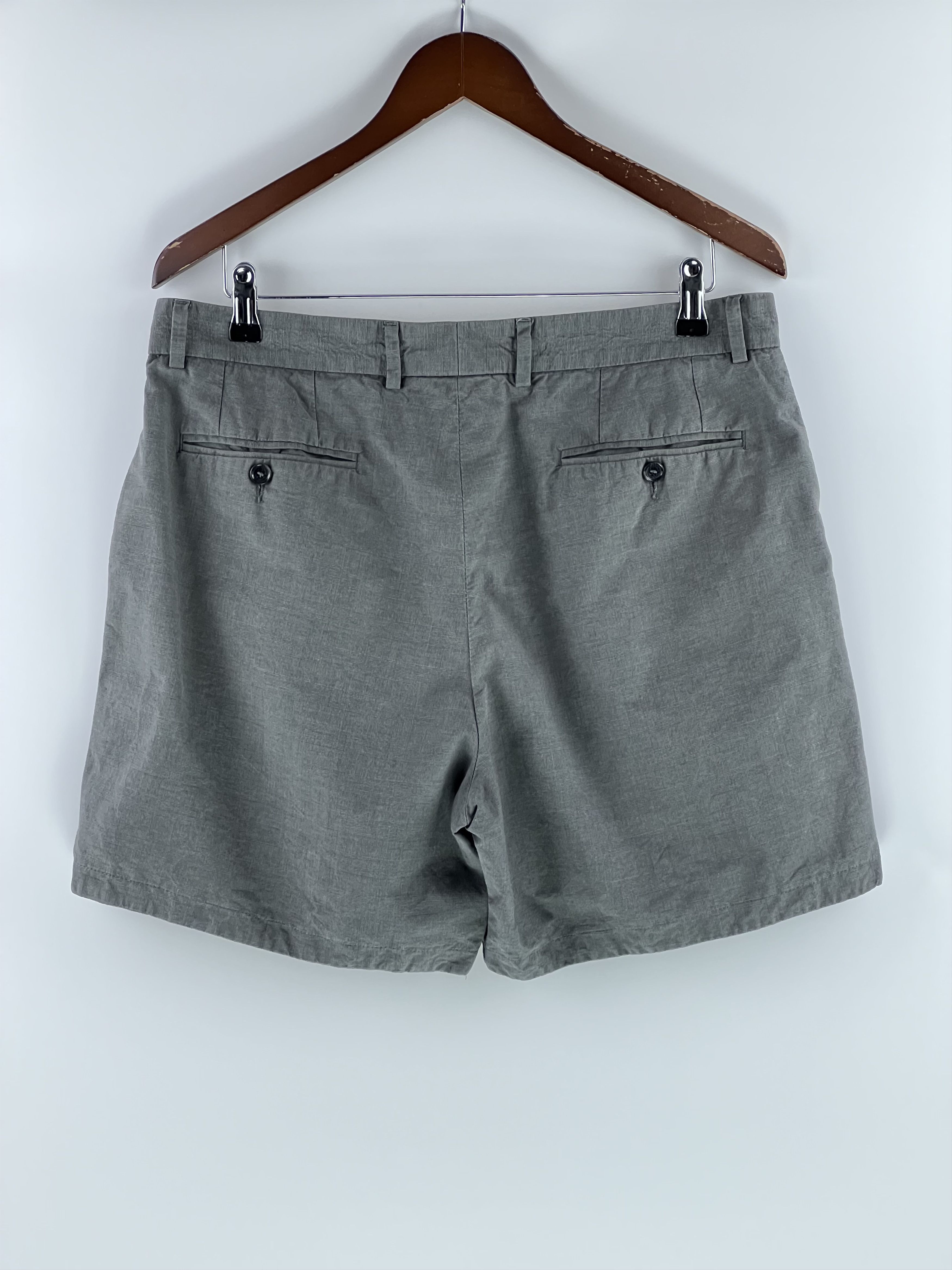 Dolce & Gabbana Dolce & Gabbana Men's Gray Cotton Check Short Size IT 52 Size US 34 / EU 50 - 2 Thumbnail