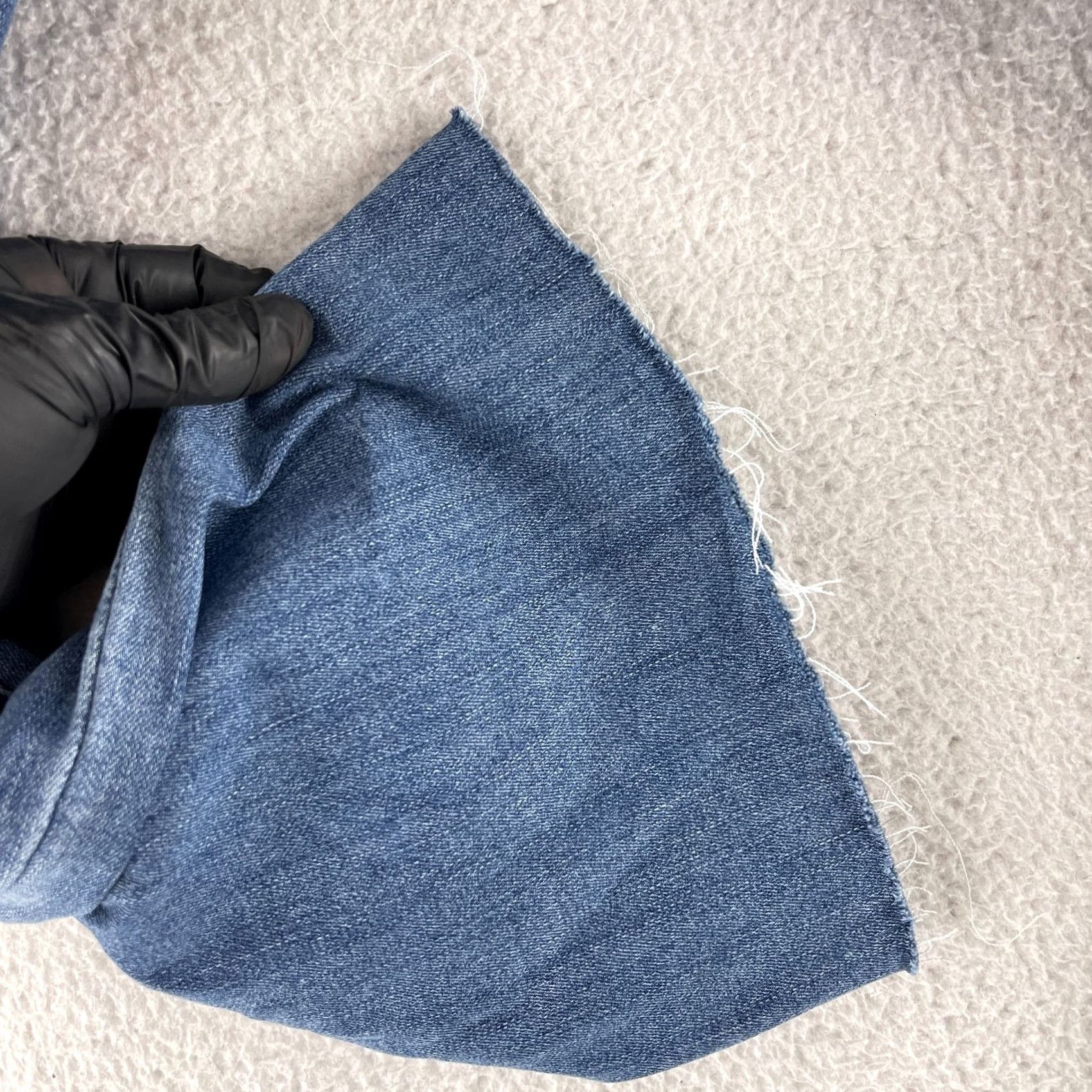 Denime Judy Blue Flare Jeans Womens Size 27 Blue Denim High-Rise Frayed Hem Casual Jeans Womens Regular Blue 27in Inseam 27.5in Light Wash Size 27" / US 4 / IT 40 - 7 Thumbnail
