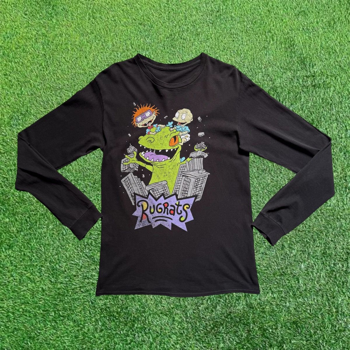Destroy Lonely × Nickelodeon × Vintage Vintage Y2K Rugrats Distressed T-Shirt Size US S / EU 44-46 / 1 - 1 Thumbnail