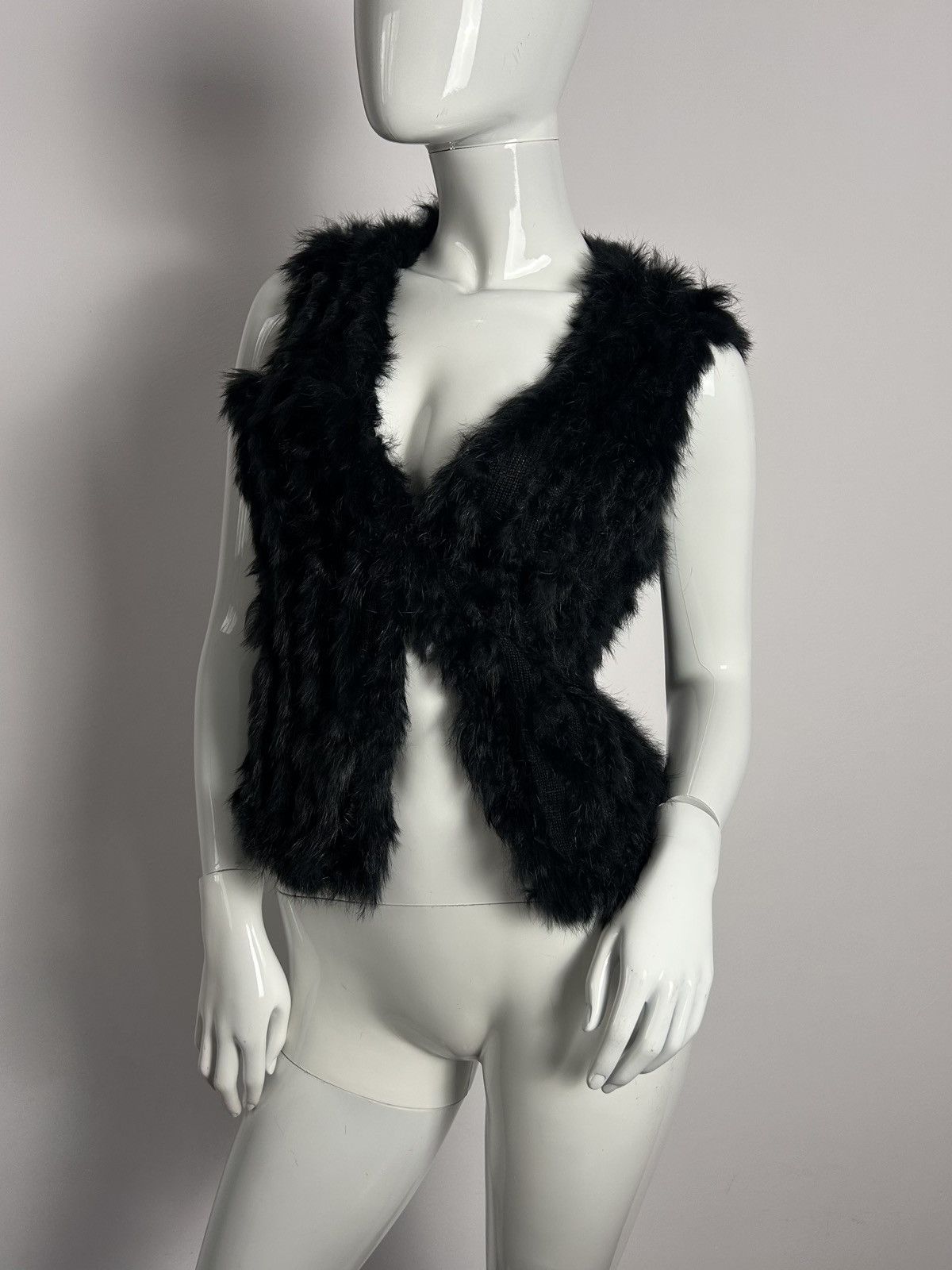 Other Perfect black rabbit fur vest Size S / US 4 / IT 40 - 5 Thumbnail