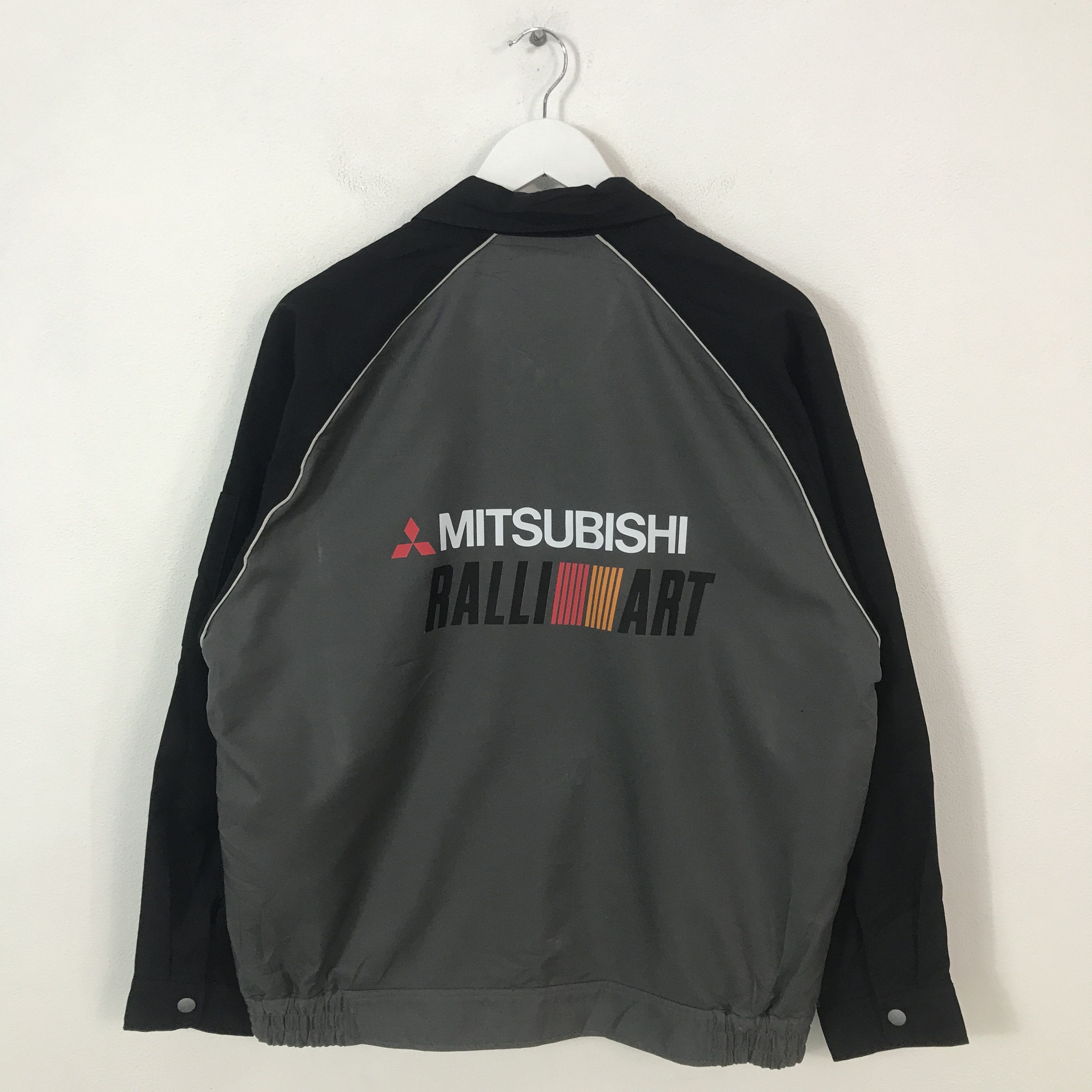 Japanese Brand Vtg Mitsubishi ralliart Racing Work Custom jacket K69B11 Size US L / EU 52-54 / 3 - 1 Thumbnail