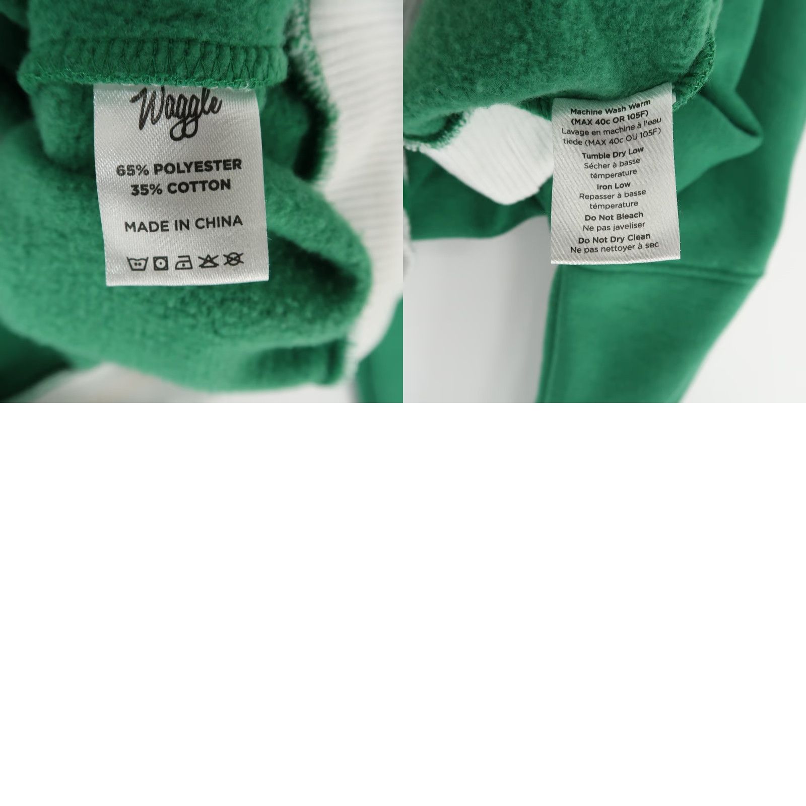 Vintage Waggle Sweatshirt Adult XS Green Chenille Patch Golf Azalea Collection Size US XS / EU 42 / 0 - 8 Thumbnail