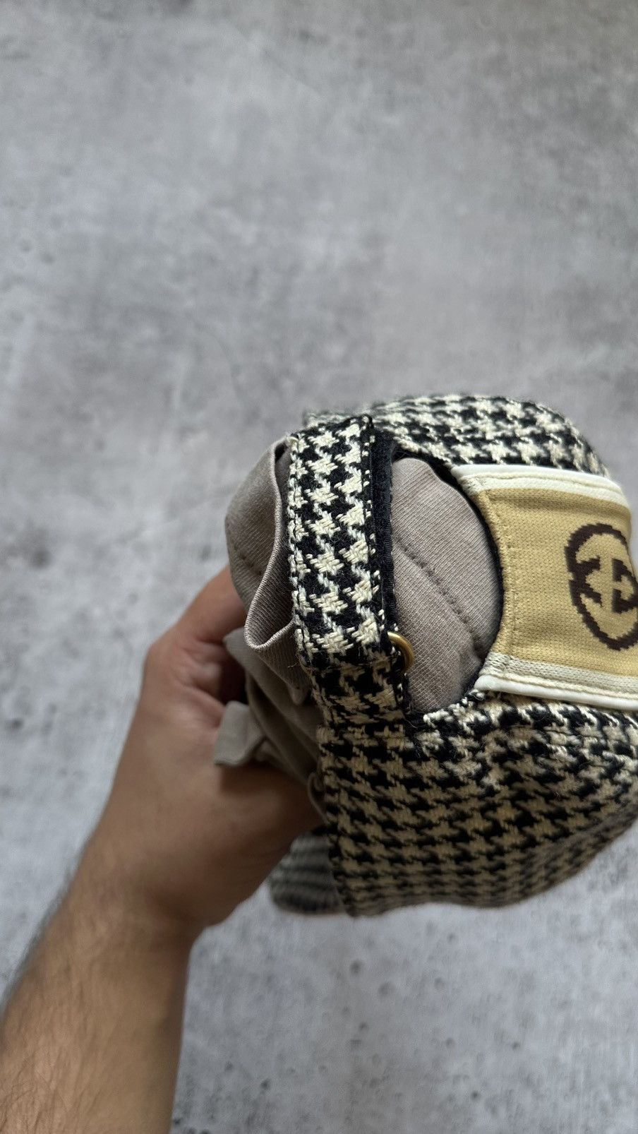 Gucci Gucci Multilogo Tweed Style Hat Size ONE SIZE - 9 Thumbnail