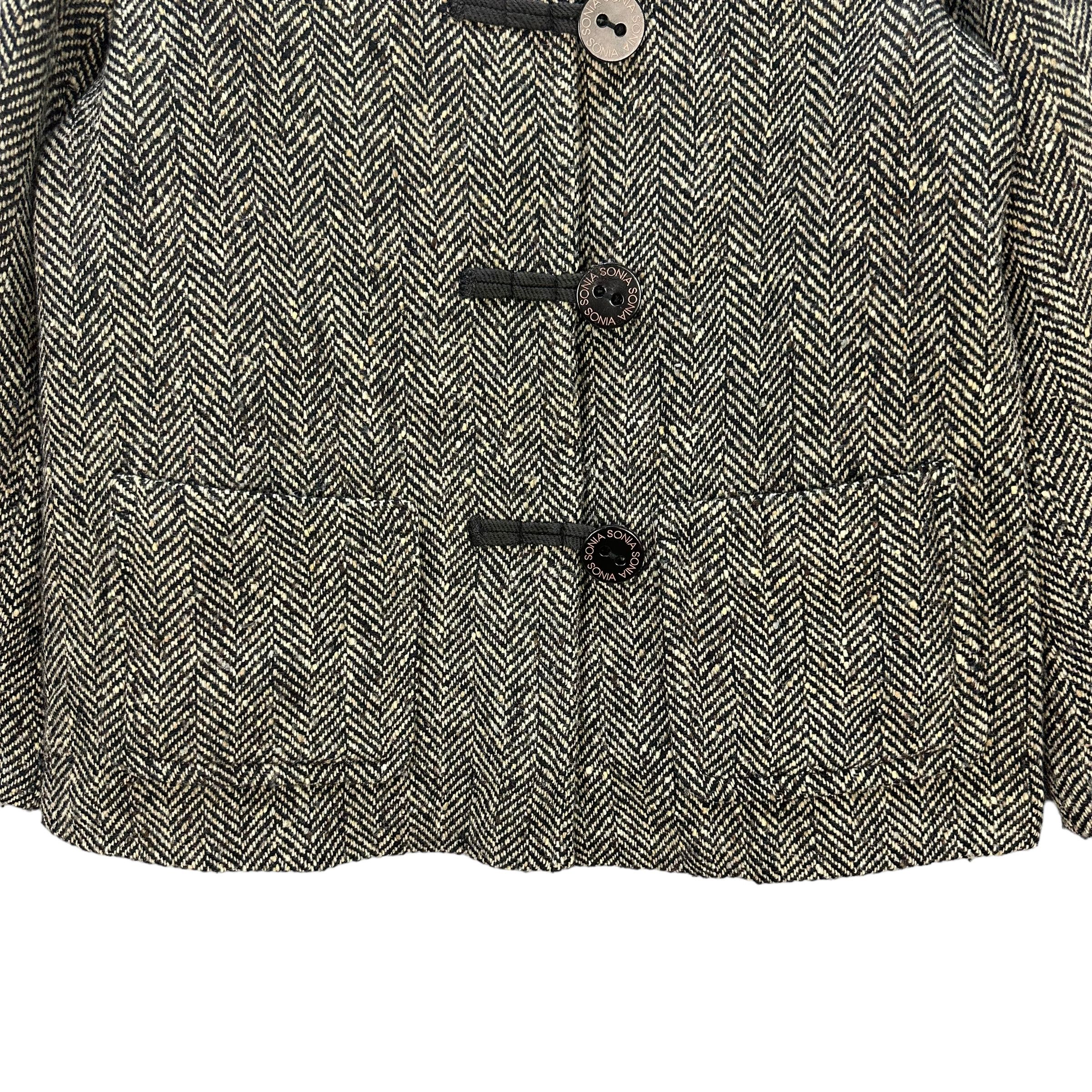 Sonia Rykiel SONIA RYKIEL HOODED COAT JACKET #8381-006 Size XL / US 12-14 / IT 48-50 - 3 Thumbnail