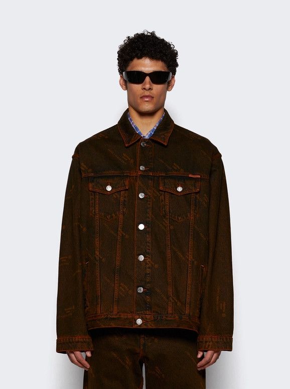 Martine Rose o1mle0226 Oversized Denim Jacket in Orange Size US S / EU 44-46 / 1 - 2 Thumbnail