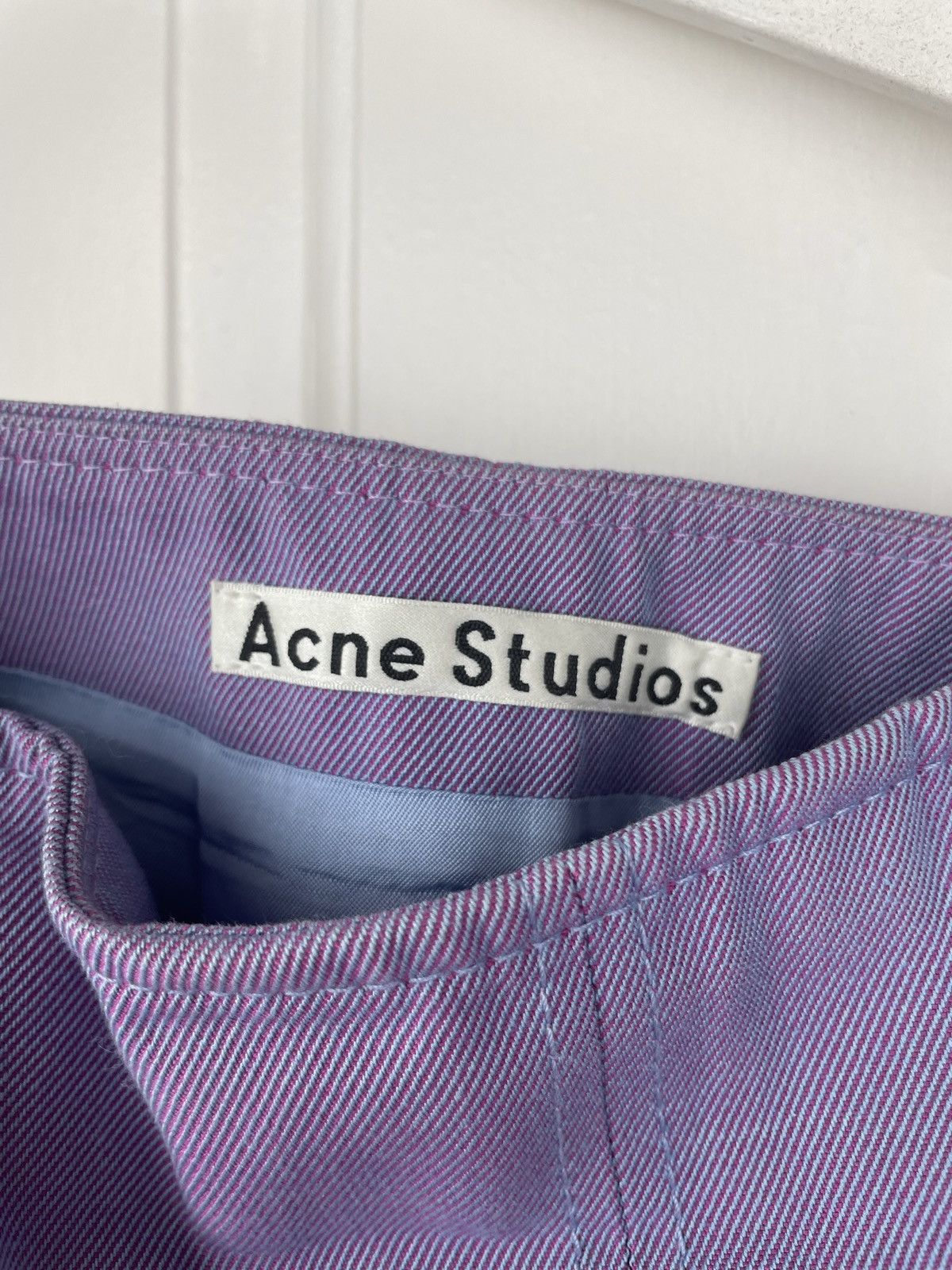 Acne Studios Acne Studios karola purple skirt ctn tw PSS16 Size 24" / US 00 / IT 34 - 5 Thumbnail