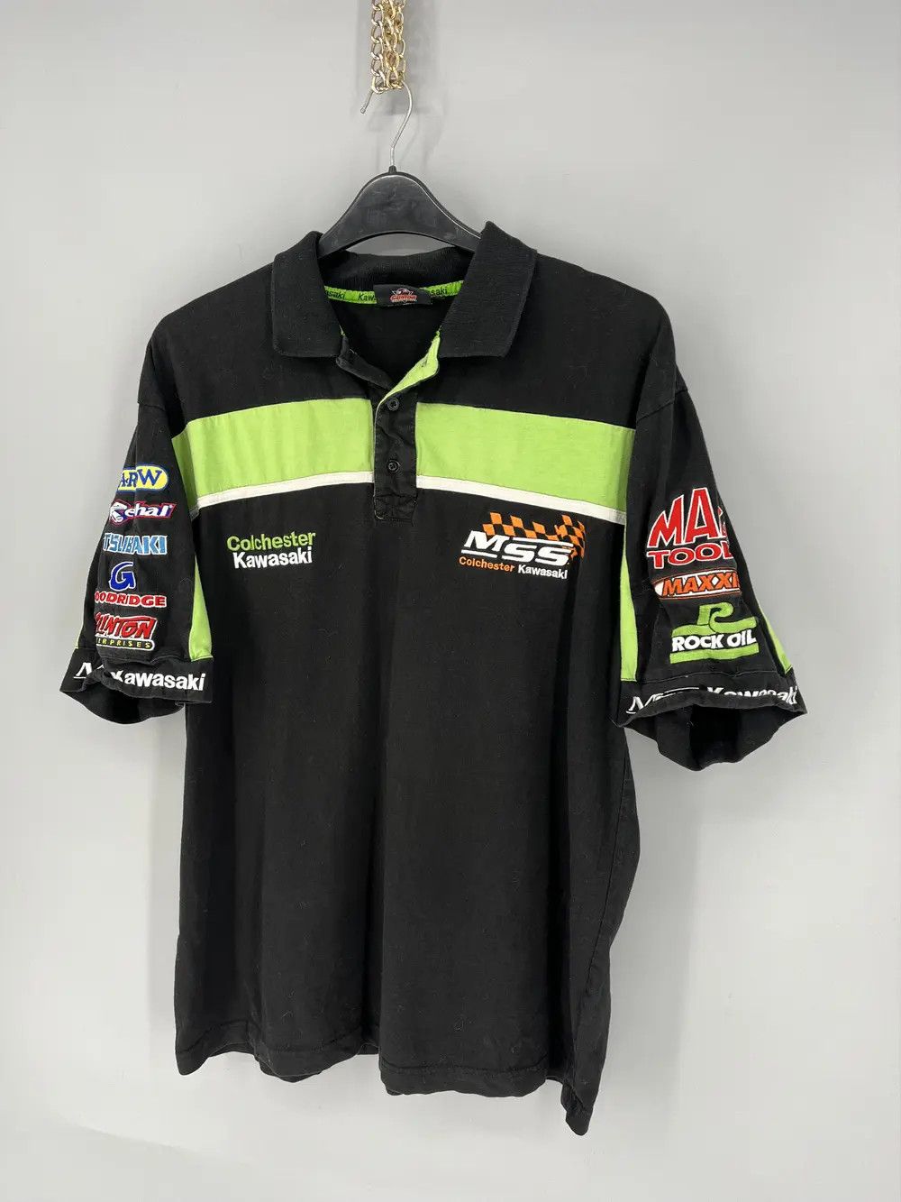 Other Vintage Rare Kawasaki MSS Racing Team shirt L Size US XL / EU 56 / 4 - 3 Thumbnail