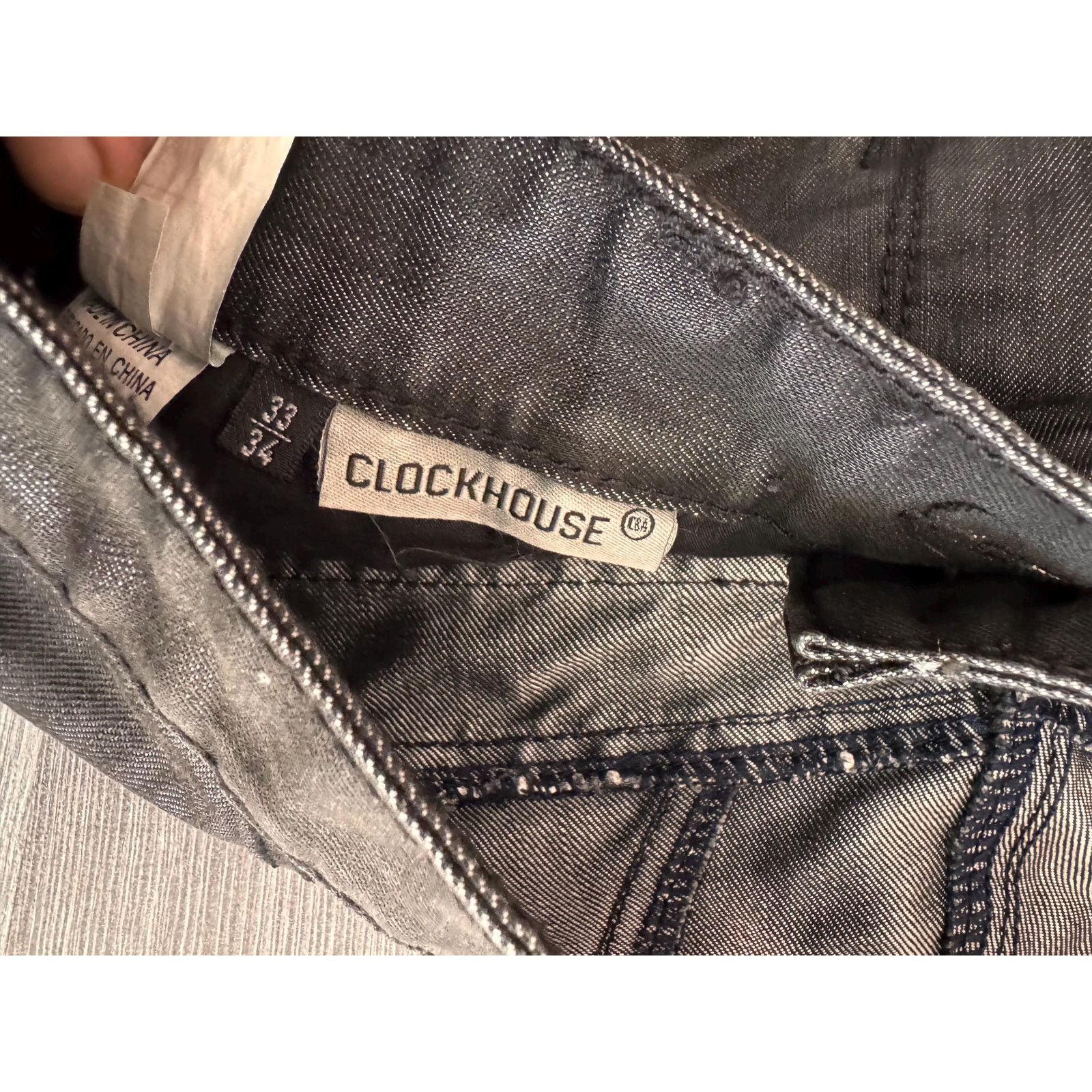 Japanese Brand Y2K Black Avantgarde Washed Crinkled Jeans Size US 33 - 5 Thumbnail
