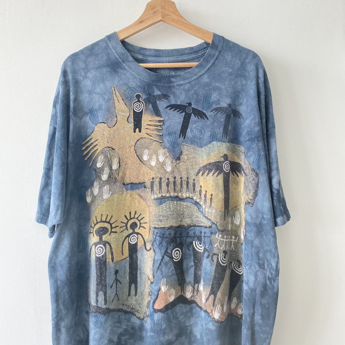 The Mountain Vintage Faded The Mountain FullPrint Oversized Tie Dye Tee Size US XXL / EU 58 / 5 - 2 Thumbnail
