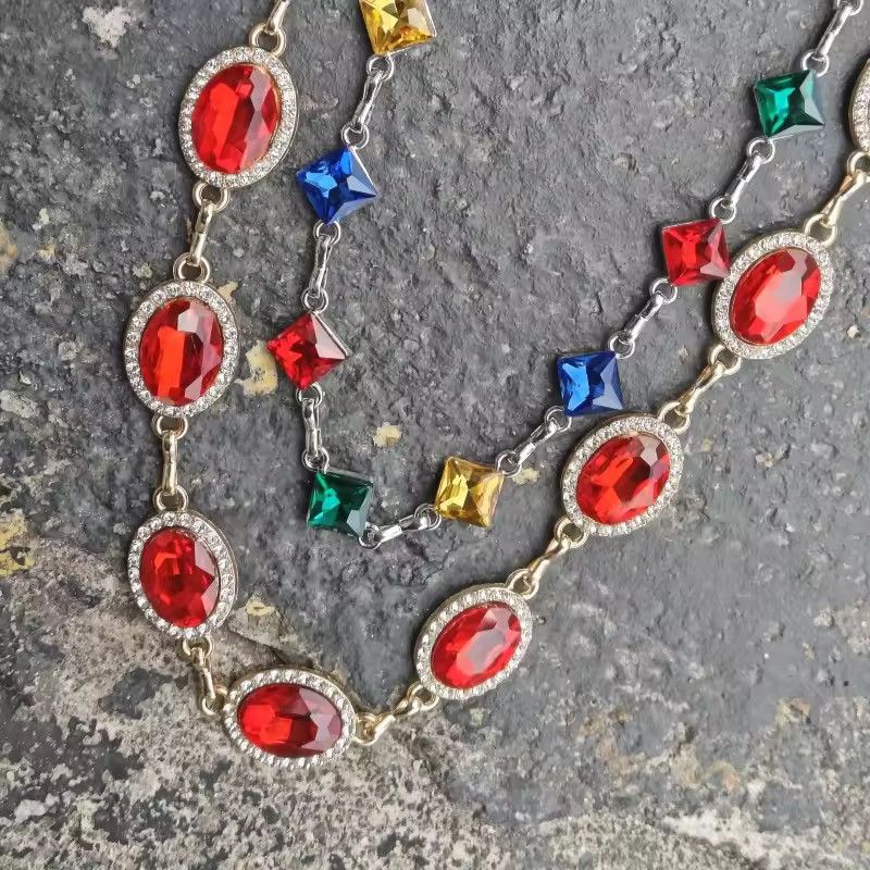 Japanese Brand Retro Agate Colorful Pants Chain Size ONE SIZE - 3 Thumbnail
