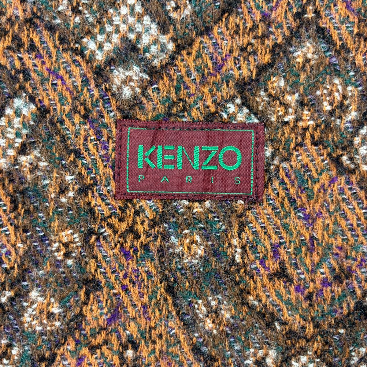 Kenzo × Vintage Kenzo Scarf # D761 # Muffler # Neckwear Size ONE SIZE - 2 Thumbnail