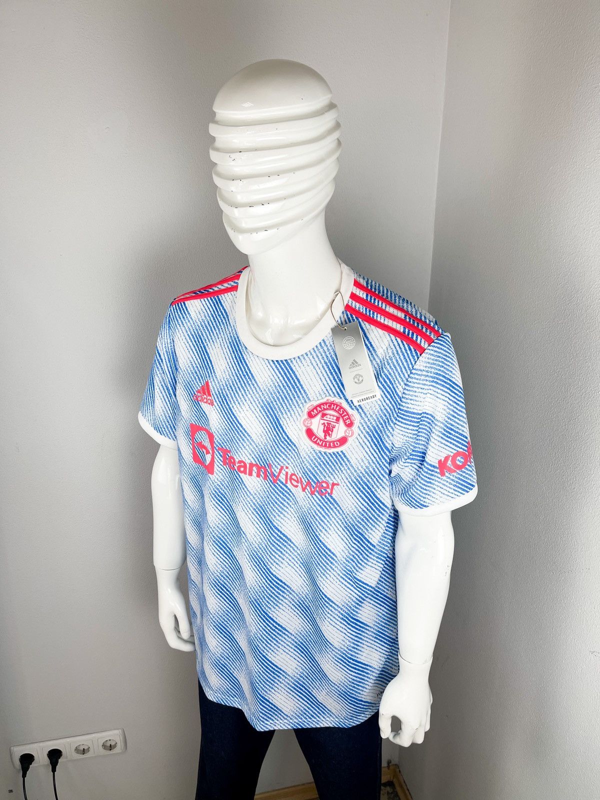 Adidas Manchester United 2021-22 Away Small Mans Football Soccer Size US XL / EU 56 / 4 - 3 Thumbnail