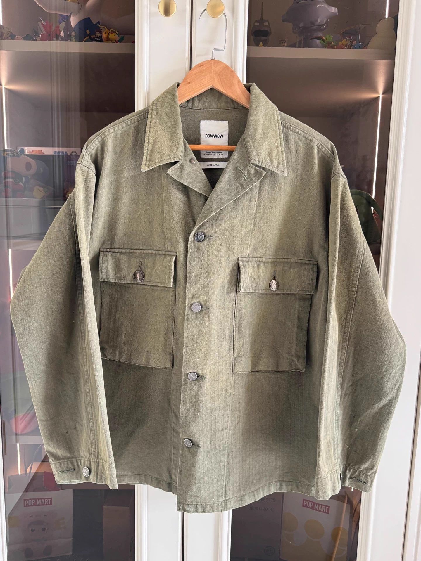 Other BOWWOW 23aw Splatter Distressed Anti-War Herringbone Jacket Size US L / EU 52-54 / 3 - 1 Thumbnail
