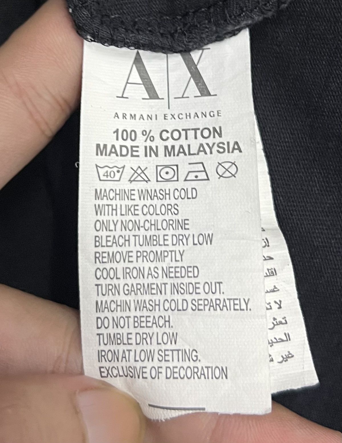 Armani Exchange × Vintage VINTAGE A|X ARMANI EXCHANGE TEE SHIRT Size US XL / EU 56 / 4 - 11 Thumbnail