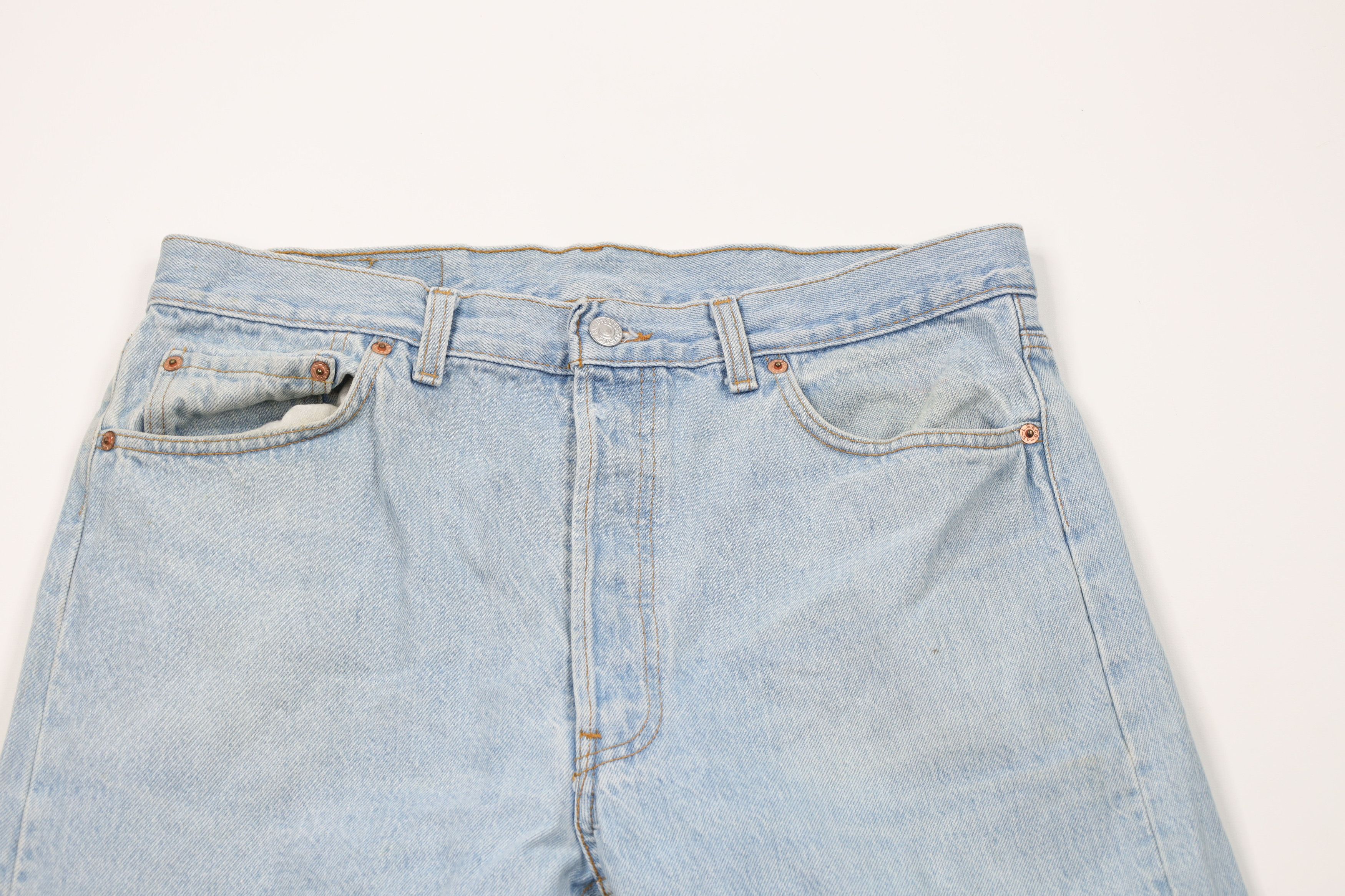 Levi's Vintage 80s Levis 501xx Button Fly Original Denim Jeans USA Size US 36 / EU 52 - 2 Thumbnail