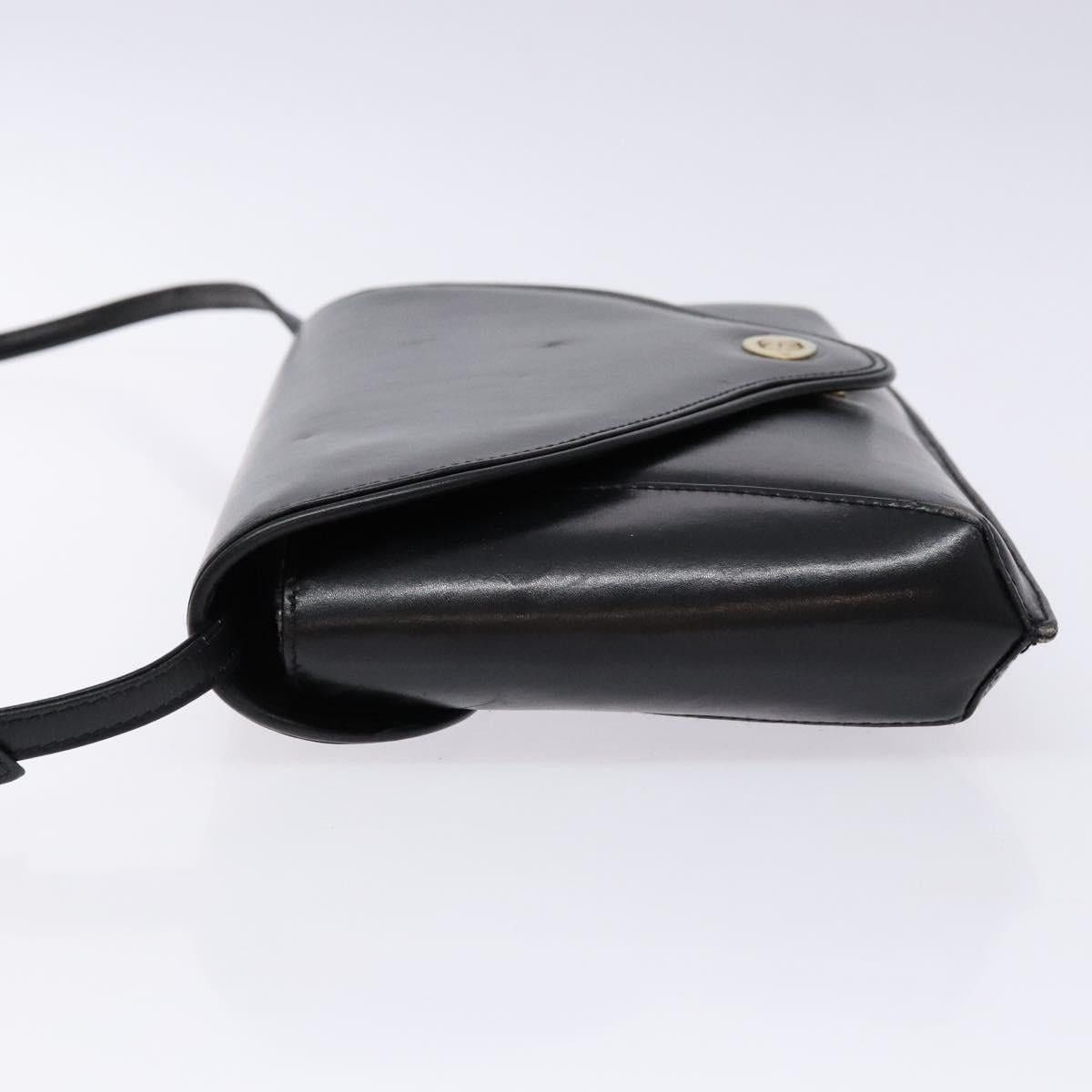 Gucci GUCCI Shoulder Bag Leather Black Gold Size ONE SIZE - 5 Thumbnail
