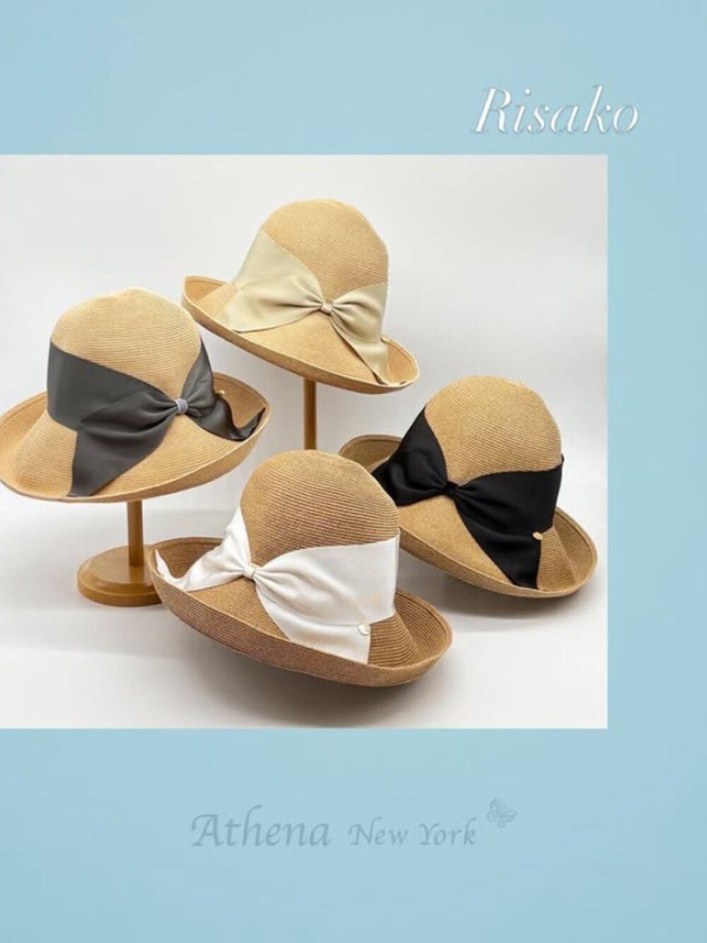Other Athena New York Risako Brimmed Hat w/ Ribbon - Small 🇯🇵 Size ONE SIZE - 13 Thumbnail
