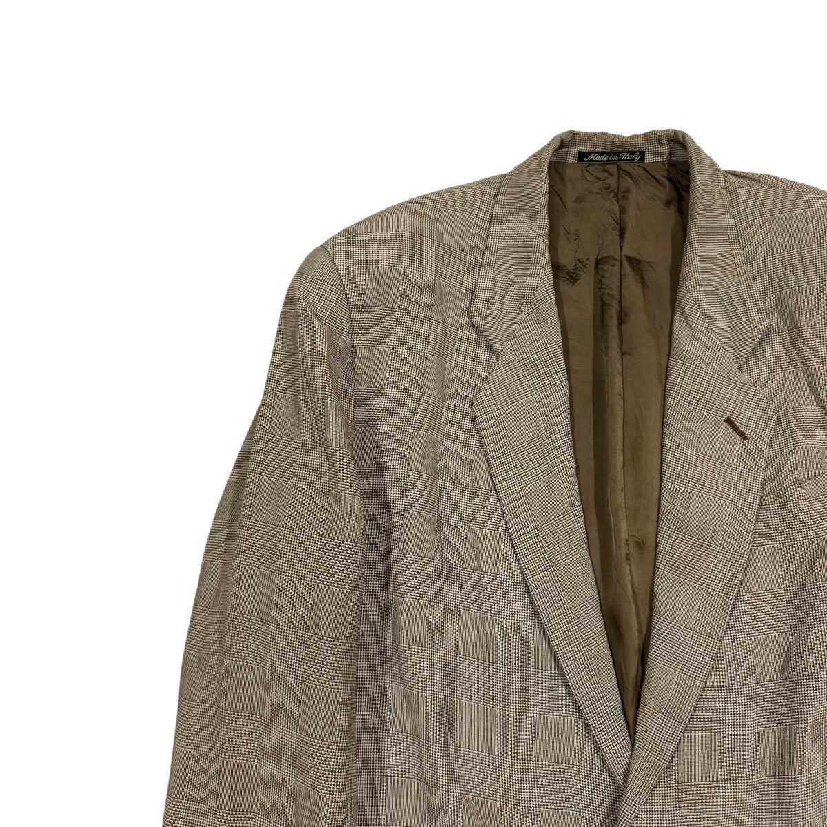 Emporio Armani Vtg🔥Emporio Armani Checkered Blazer Casual Size 48R - 9 Thumbnail