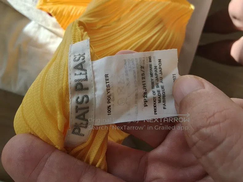 Issey Miyake Issey Miyake Yellow Short Sleeve T-shirt Size M / US 6-8 / IT 42-44 - 2 Thumbnail