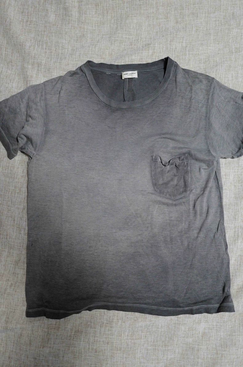 Saint Laurent Paris Saint Laurent Paris Classic gray stone wash color gradient Size S / US 4 / IT 40 - 1 Thumbnail