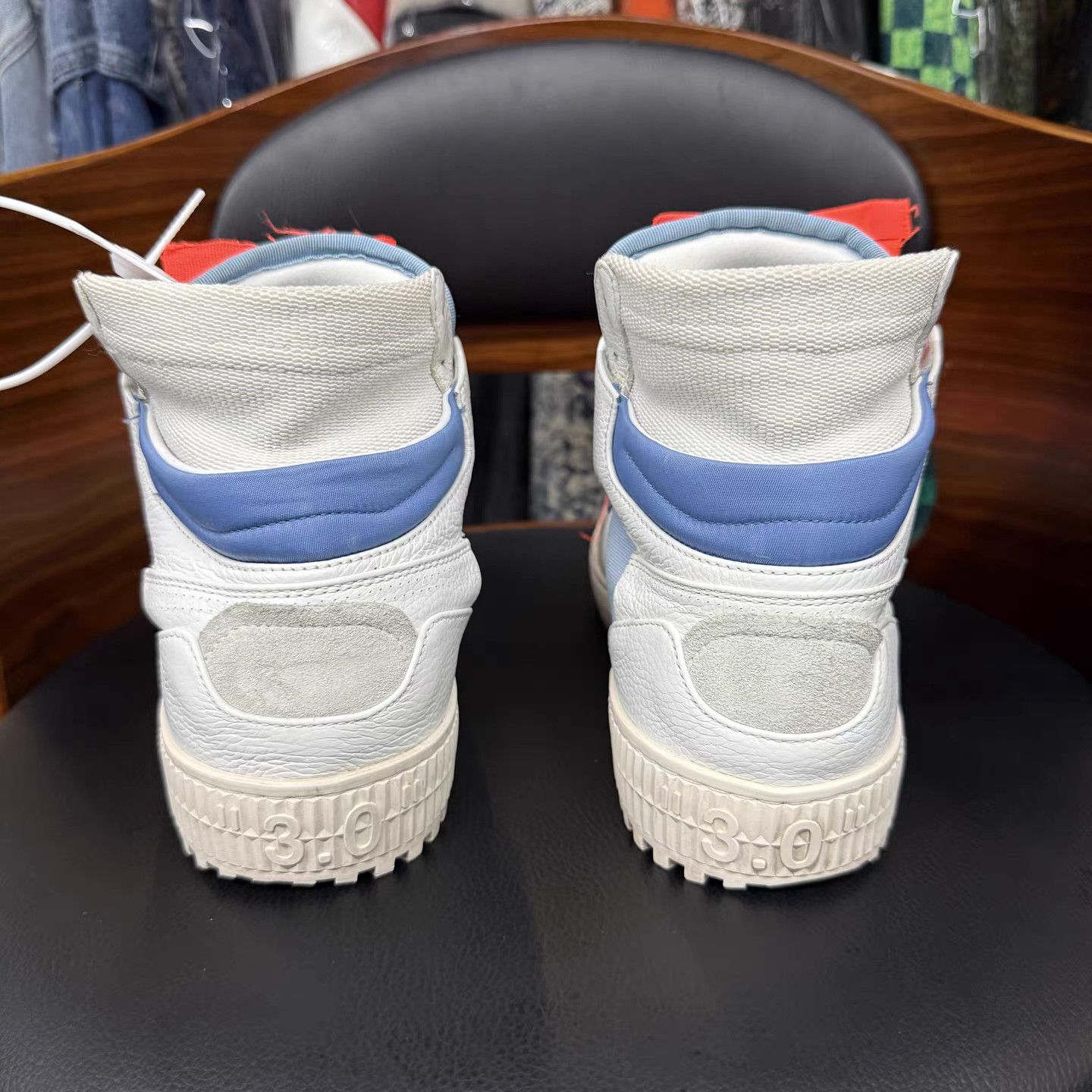 Off-White Off-White Off-Court White & Blue Sneakers K15 Size US 8 / IT 38 - 3 Thumbnail