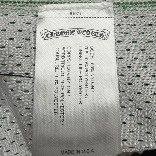 Chrome Hearts Chrome Hearts Mesh Warm Up Jersey Green M Size US M / EU 48-50 / 2 - 11 Thumbnail