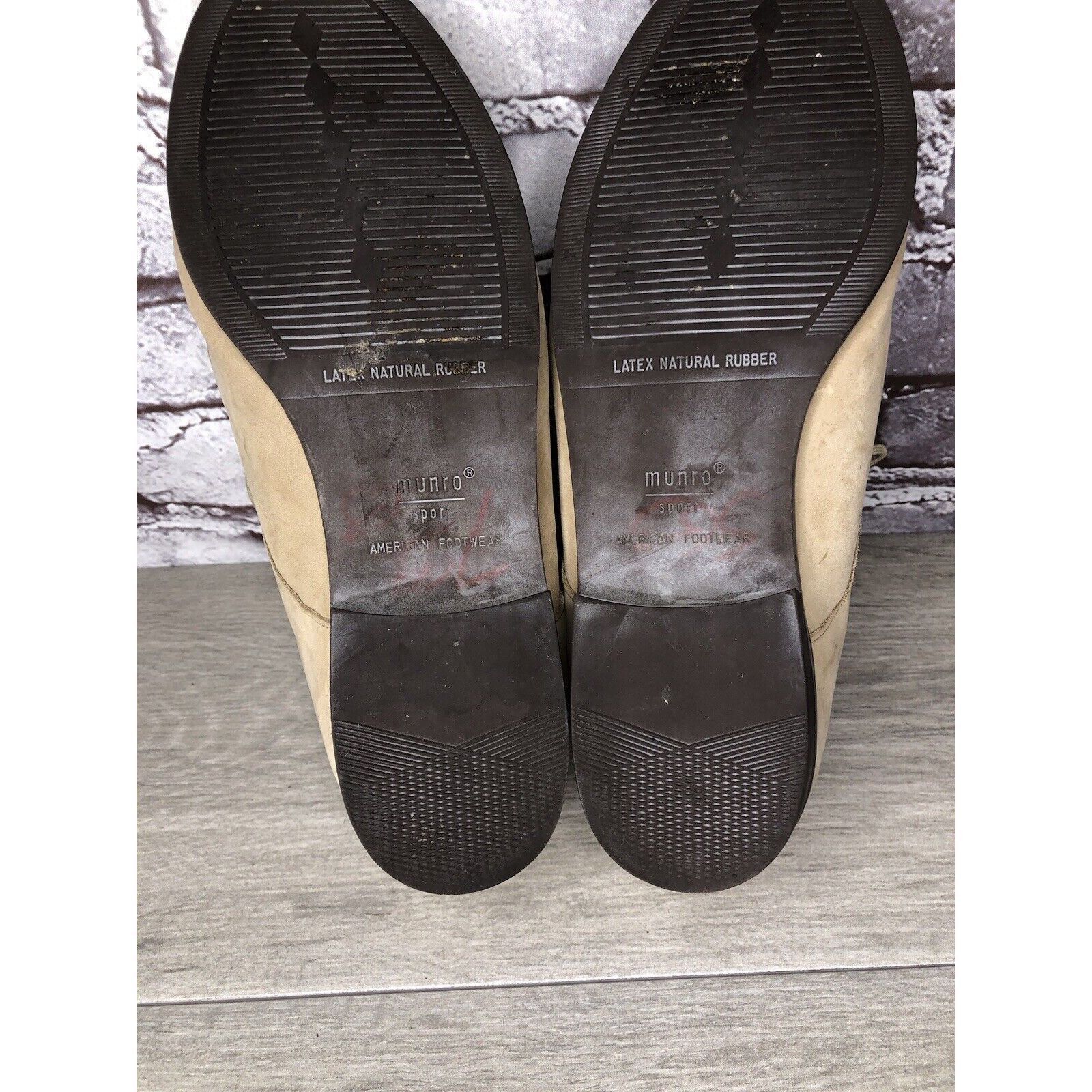 Other MUNRO AMERICAN Beige Nubuck Ivory Suede Oxfords Lace Shoes W Size US 10 / IT 40 - 8 Thumbnail