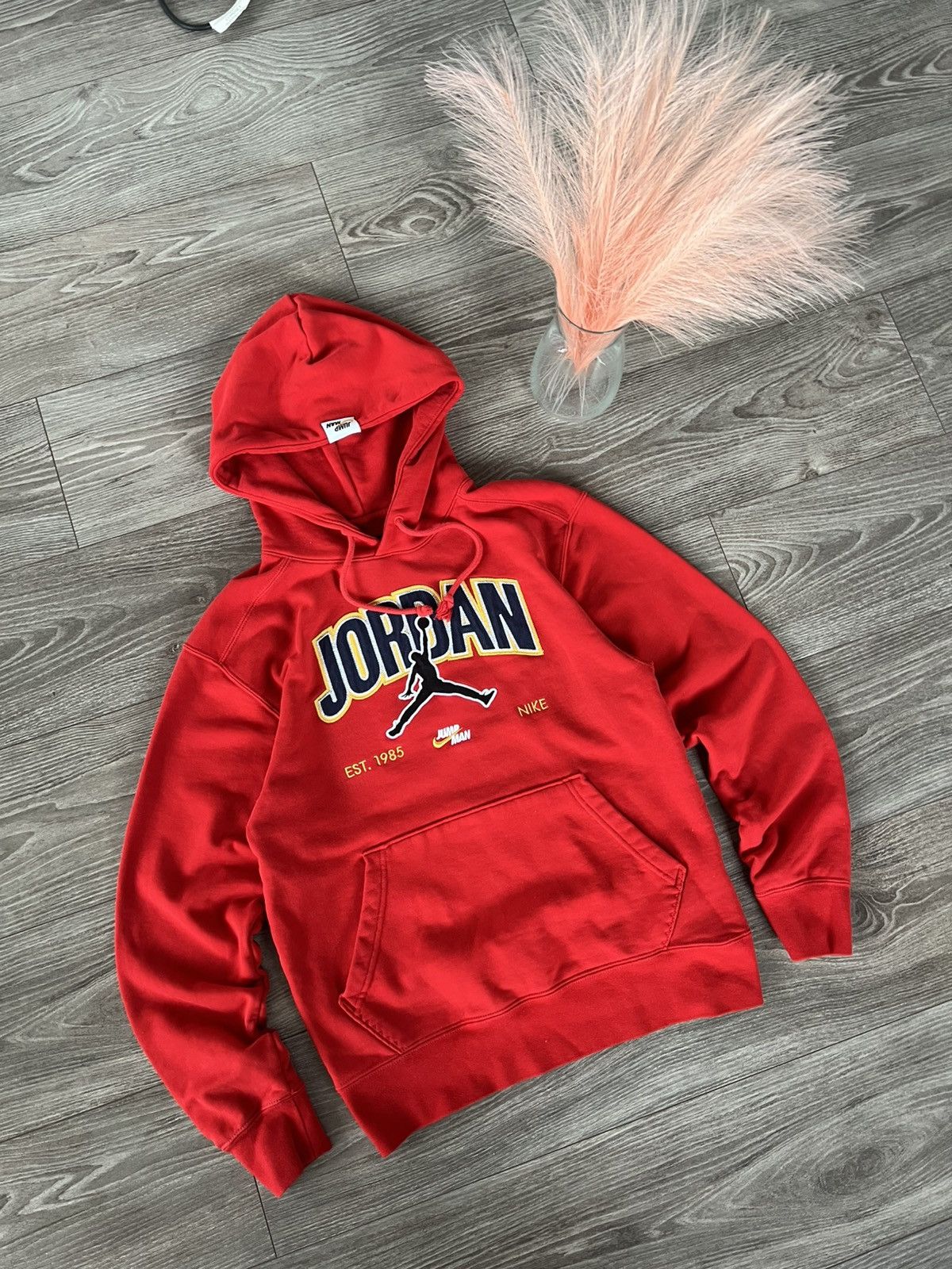 Jordan Brand × Nike ‼️Nike Air Jordan Jump Man Big Logo Hoodie Size US S / EU 44-46 / 1 - 7 Thumbnail