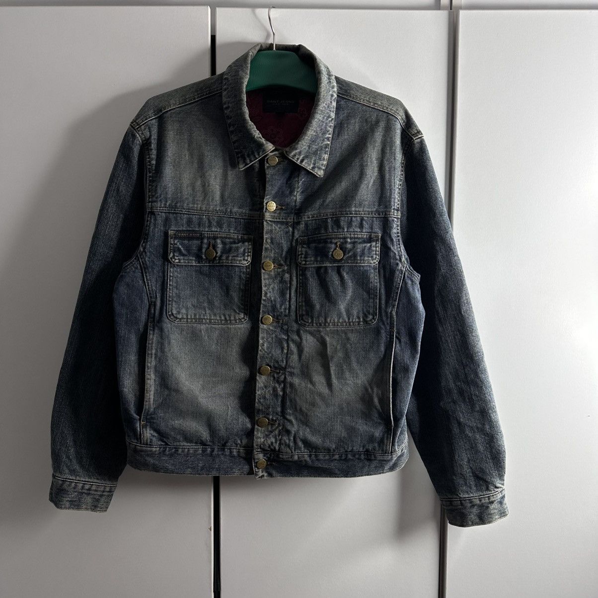 Gant Made in Italy Gant Jeans USA Vintage Denim Jacket Rare Size US S / EU 44-46 / 1 - 6 Thumbnail