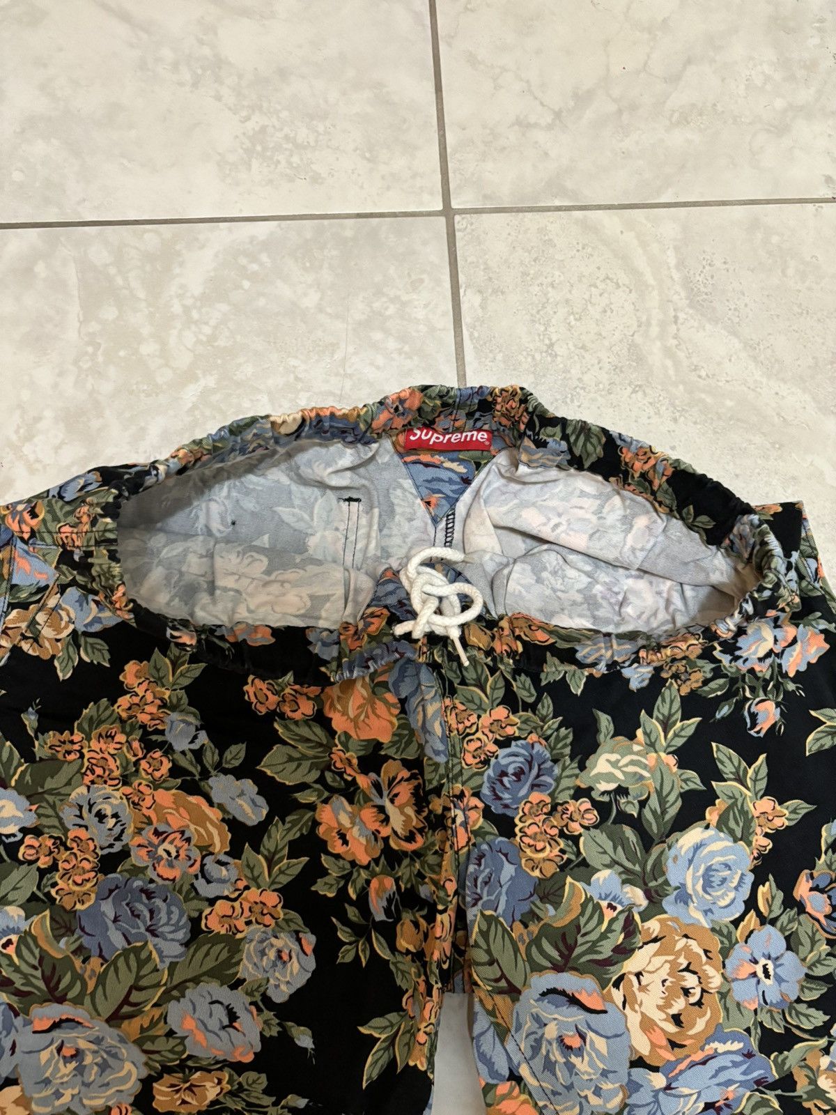 Supreme rare like new FW 2014 Supreme Floral Flower black pants Size US 30 / EU 46 - 12 Thumbnail