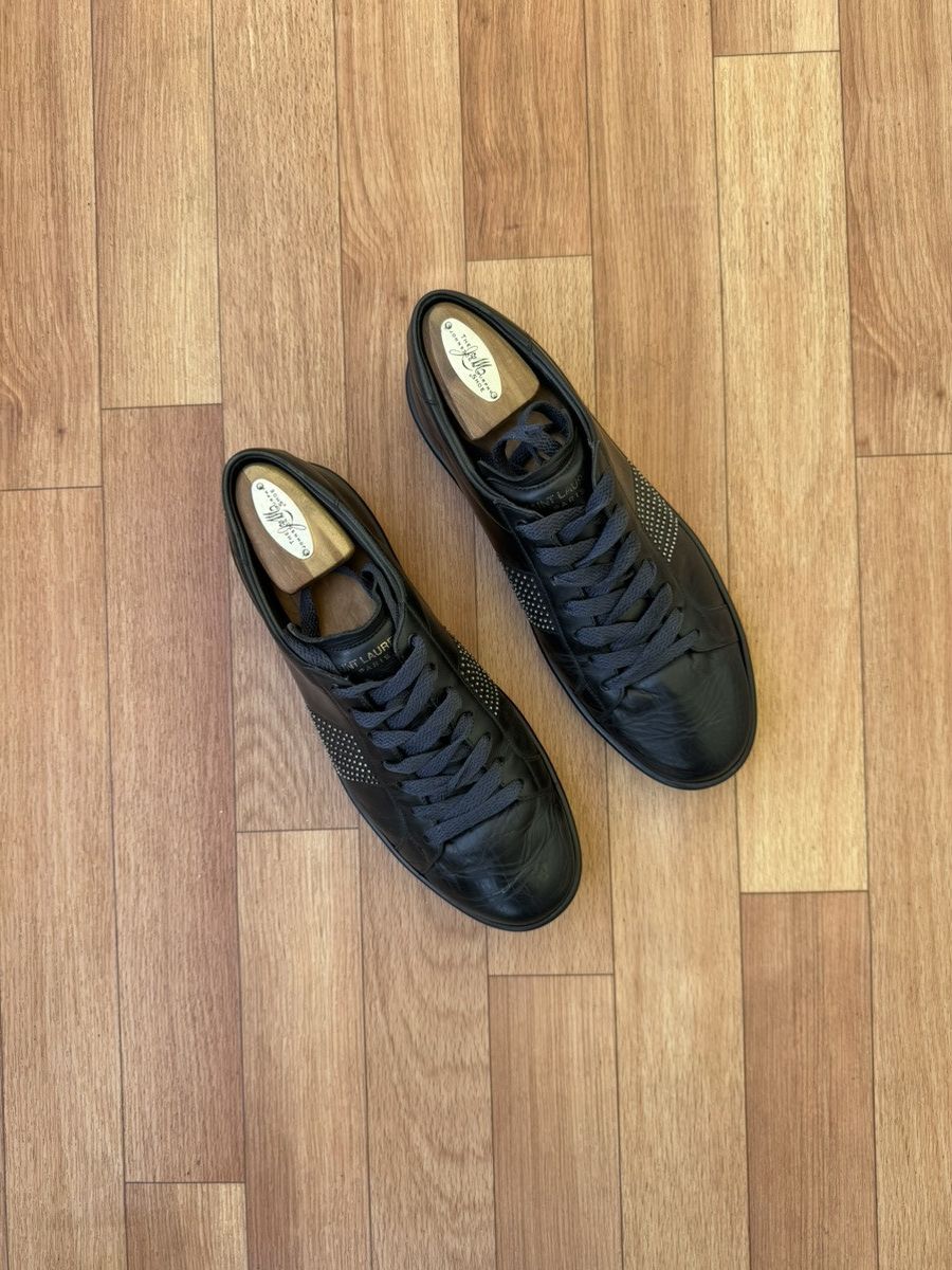 Saint Laurent Paris Saint Laurent SL/01 Studded Sneakers Size US 7.5 / EU 40-41 - 9 Thumbnail