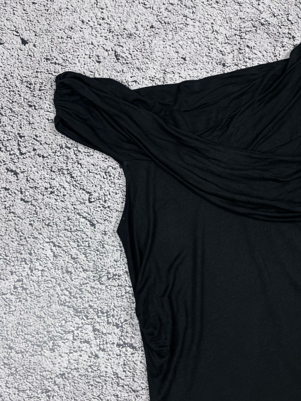 Versus Versace Vintage Y2K Gothic Versus Versace Draped Cross Neck Top Size L / US 10 / IT 46 - 4 Thumbnail