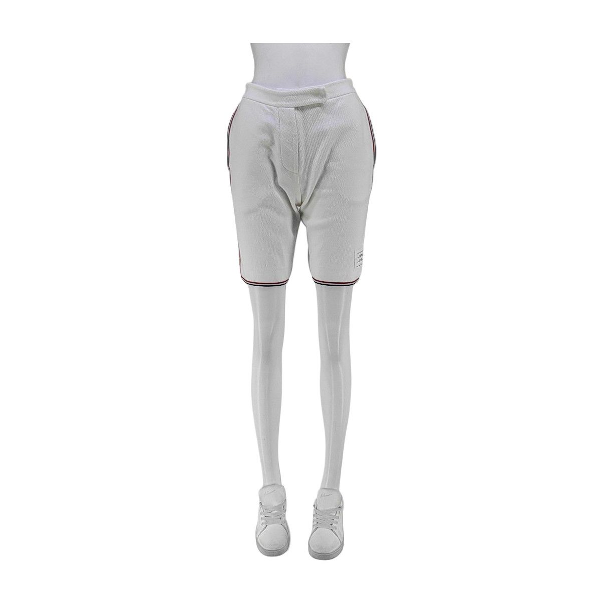Thom Browne Thom Browne White Cotton Shorts Size 00 Size 25" / US 0 / IT 36 - 1 Thumbnail