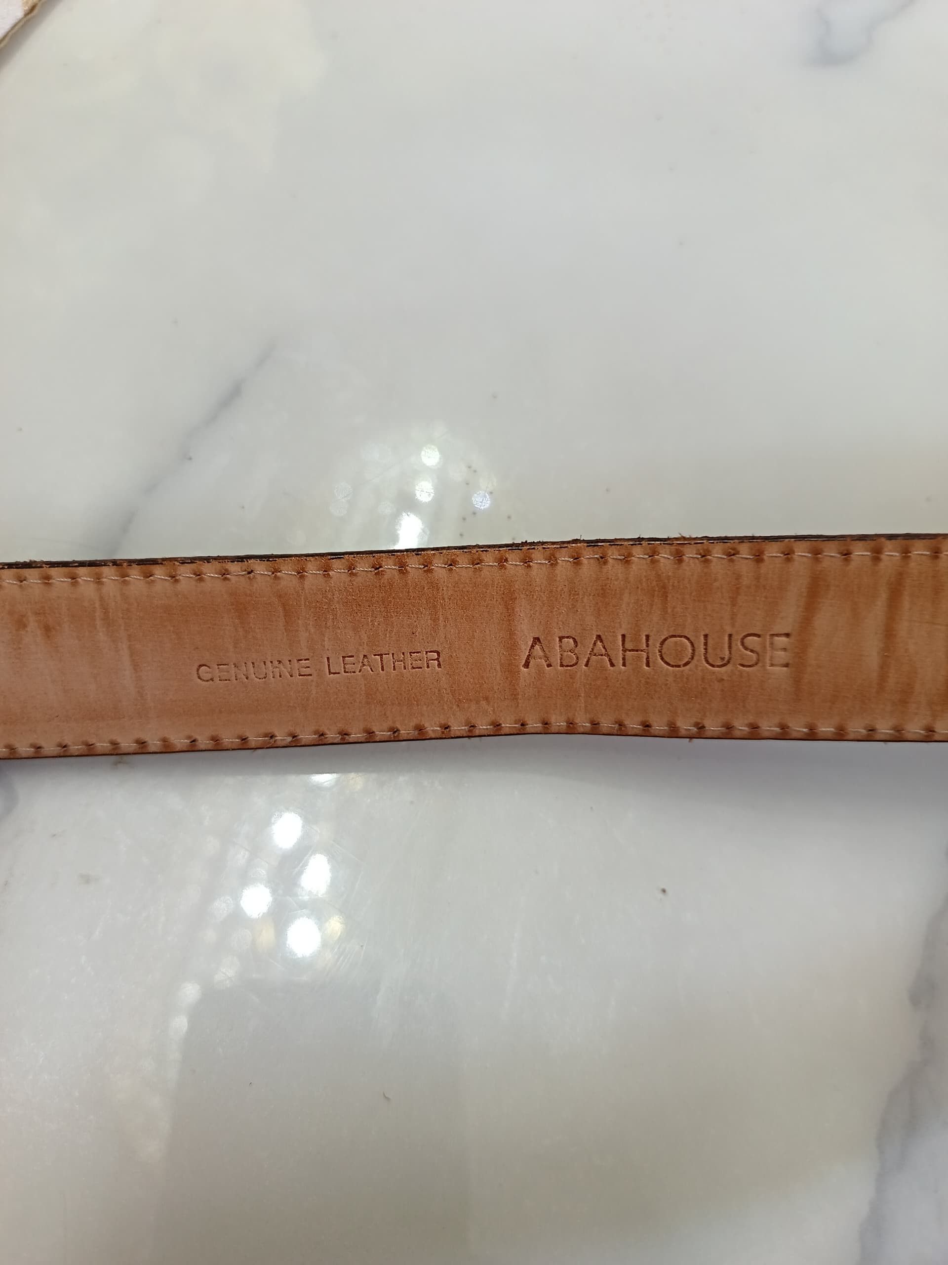 ABAHOUSE × Japanese Brand × Leather ABAHOUSE leather belt max size 31 inc Size 32 - 2 Thumbnail