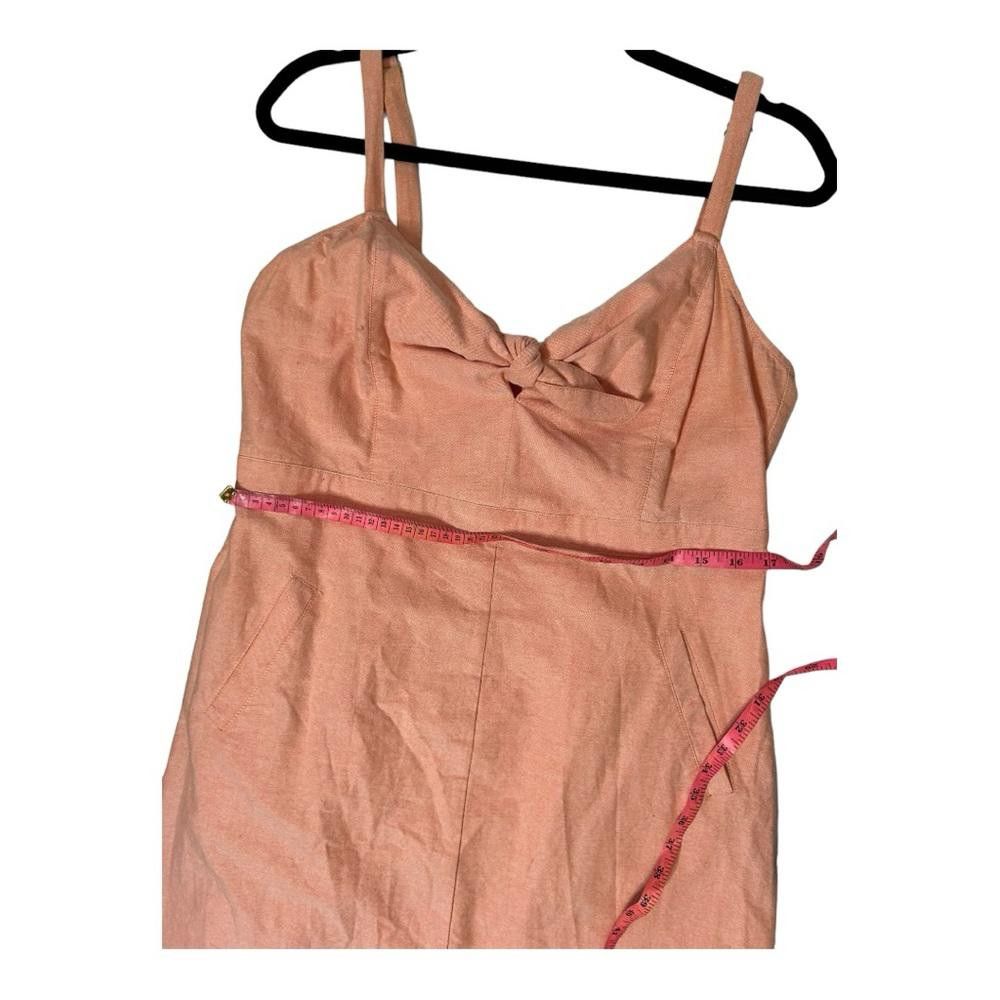Lulus Lulus Ain't No Other Coral Chambray Dress XL Size XL / US 12-14 / IT 48-50 - 7 Thumbnail