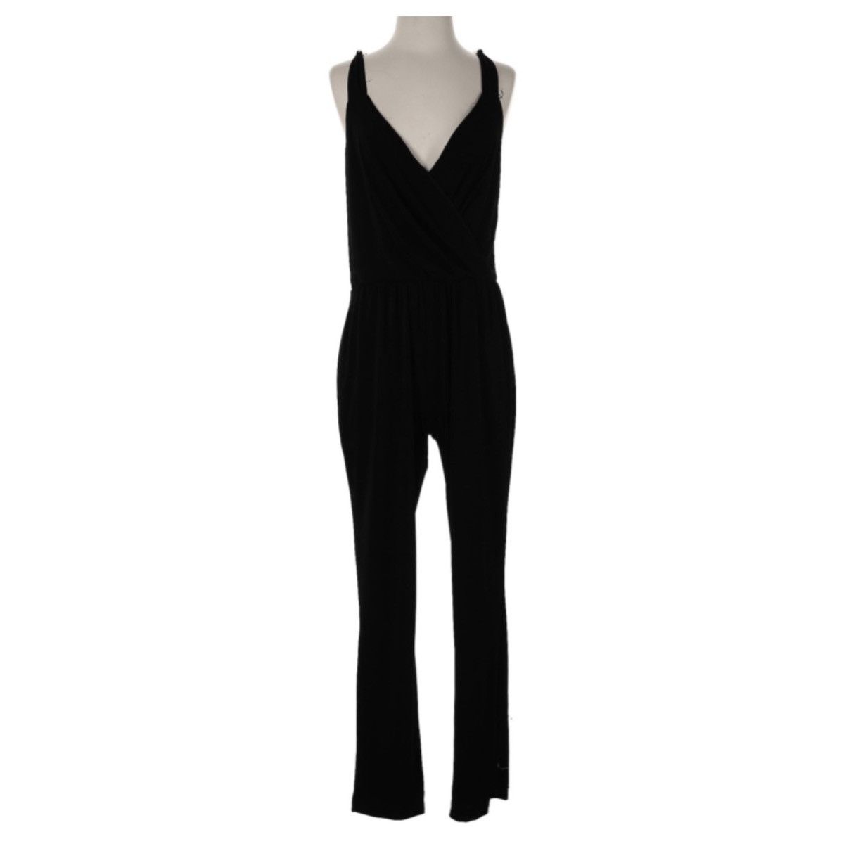 Jennifer Lopez JLO, Solid Racerback, Full Length, Sleeveless Jumpsuit Size 28" / US 6 / IT 42 - 2 Thumbnail