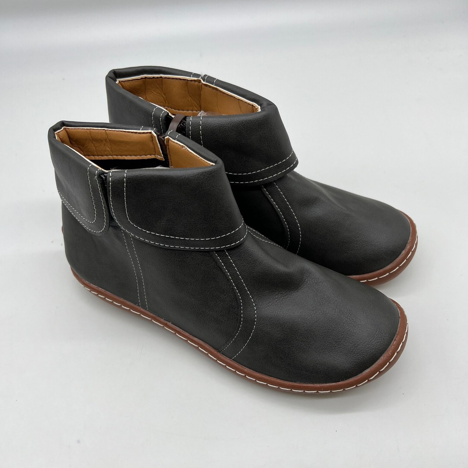 Other Fashion Womens Ankle Boot Comfortable Slip On Flat Bo Size US 10 / IT 40 - 2 Thumbnail