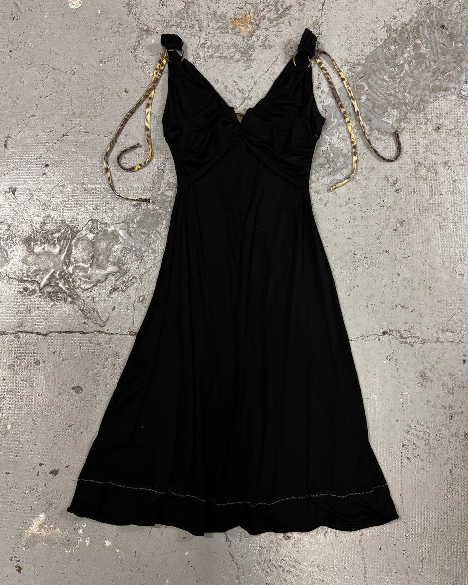 Just Cavalli 2000s Cavalli Sexy Long Black Dress Size S / US 4 / IT 40 - 1 Thumbnail