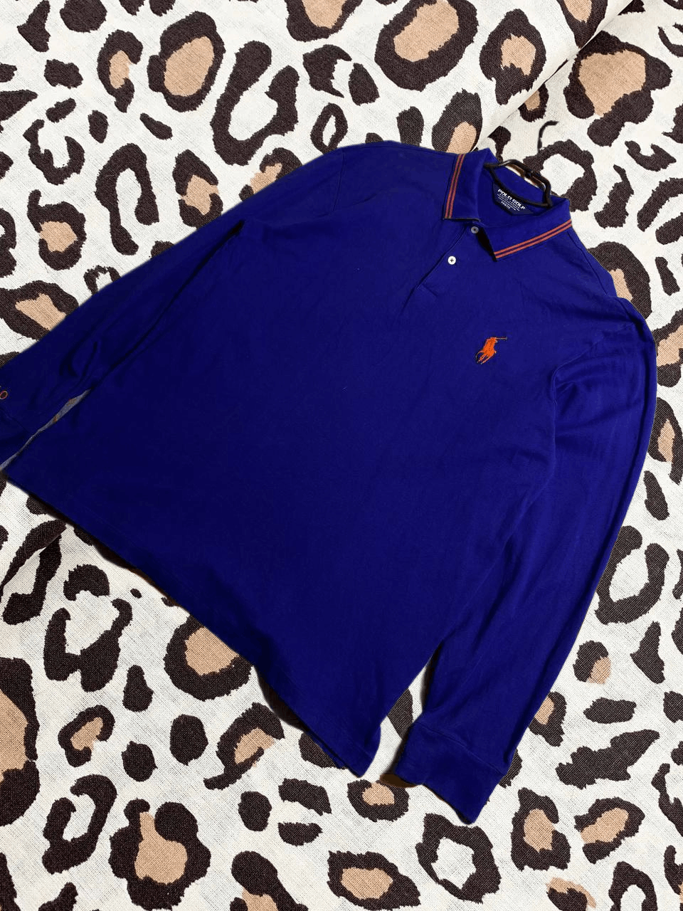 Polo Ralph Lauren VINTAGE POLO RALPH LAUREN Long Sleeve Polo Size US XL / EU 56 / 4 - 1 Thumbnail