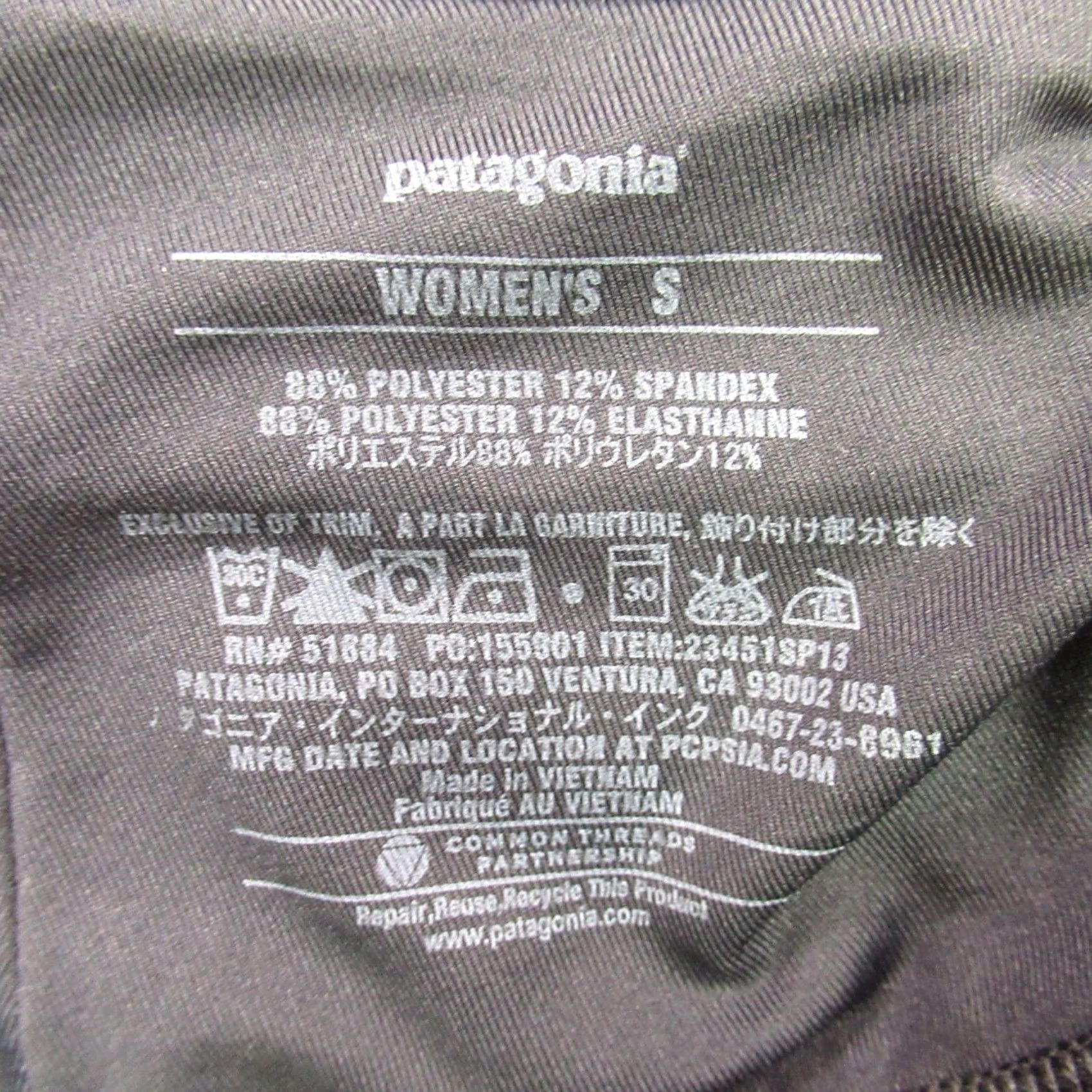 Patagonia Patagonia Skirt Womens Small Lightweight Outdoor Black Midi Knit Polyester Spandex Flare Pockets Logo Casual Top Brand: Patagonia Womens Size 28" / US 6 / IT 42 - 4 Thumbnail